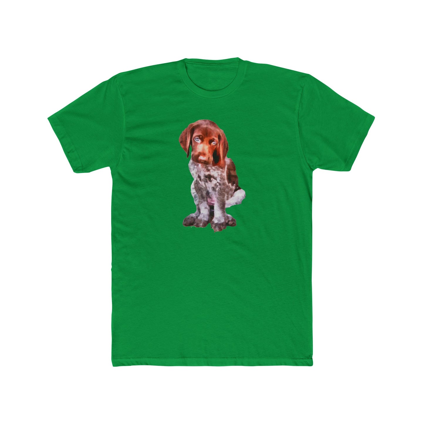 German Short-Hair Pointer 'Benny' Men's Cotton Crew Tee