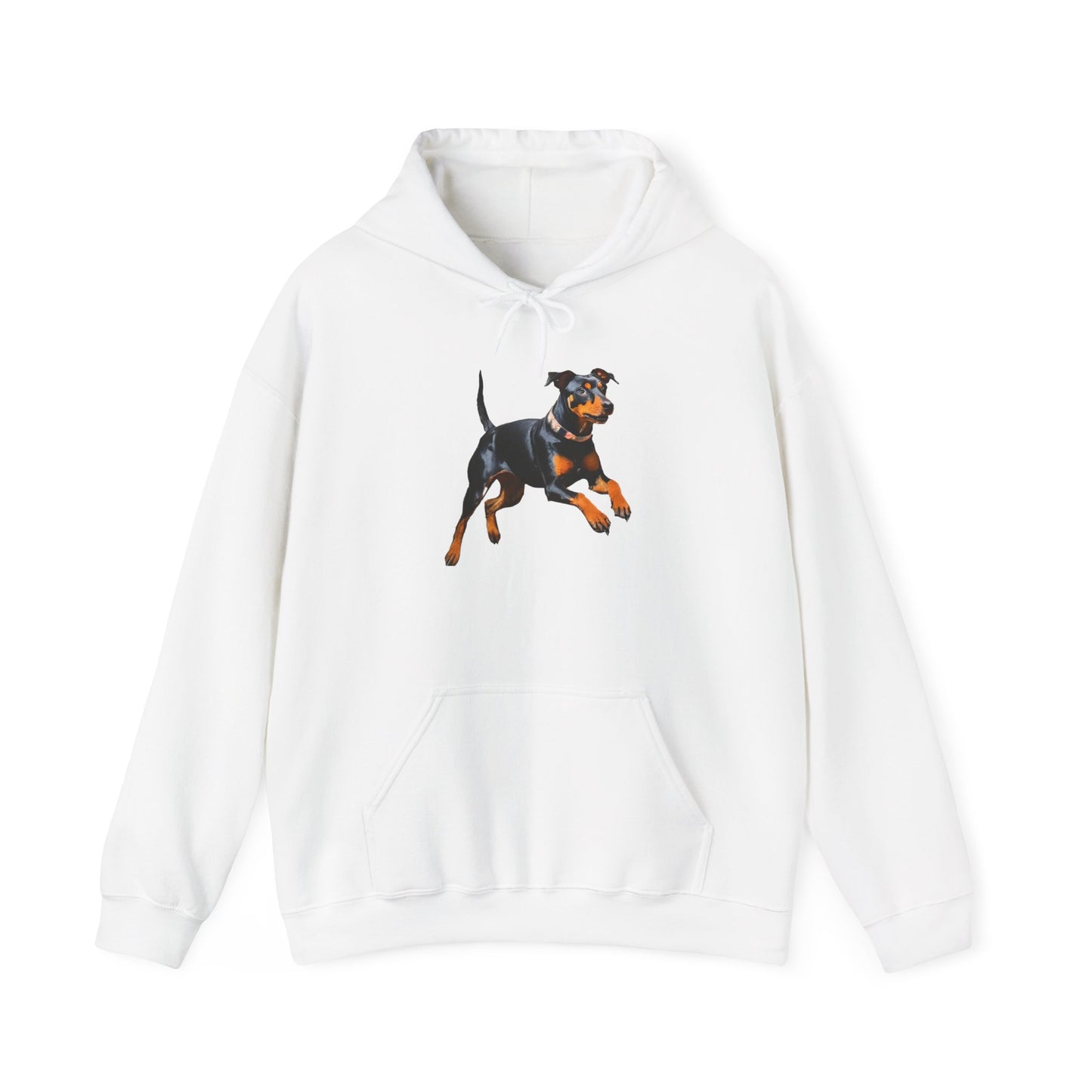 Manchester Terrier Unisex 50/50 Hooded Sweatshirt