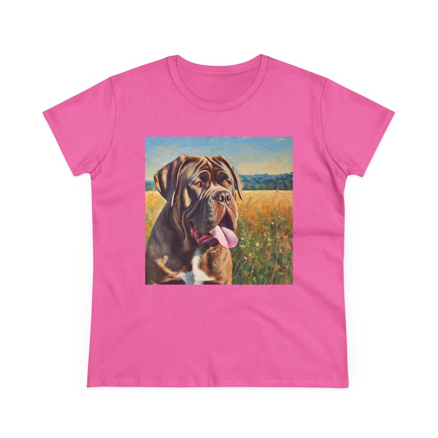 Neopolitan Mastiff Women's Midweight Cotton Tee