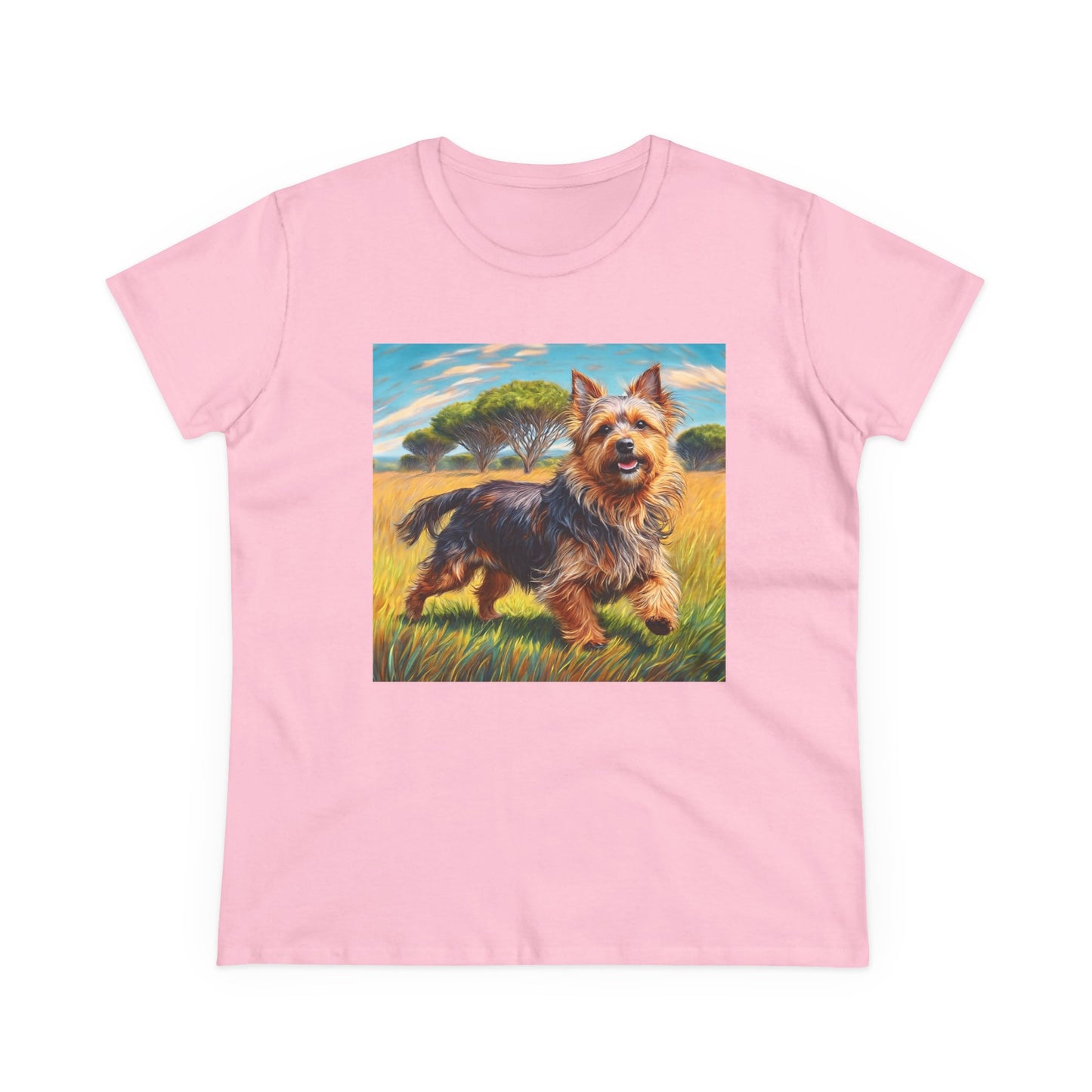 Australian Terrier Women's Midweight Cotton Tee