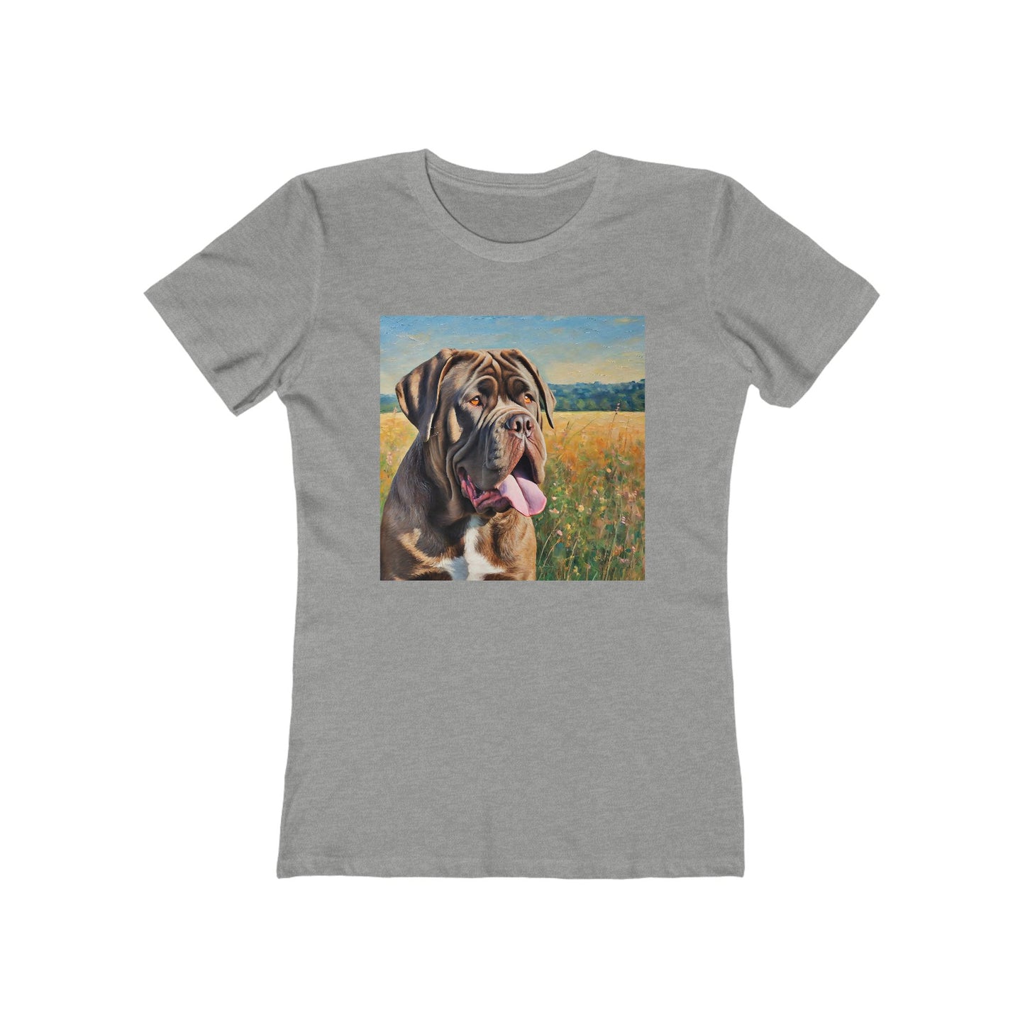 Neopolitan Mastiff Women's Slim Fitted Ringspun Cotton Tee
