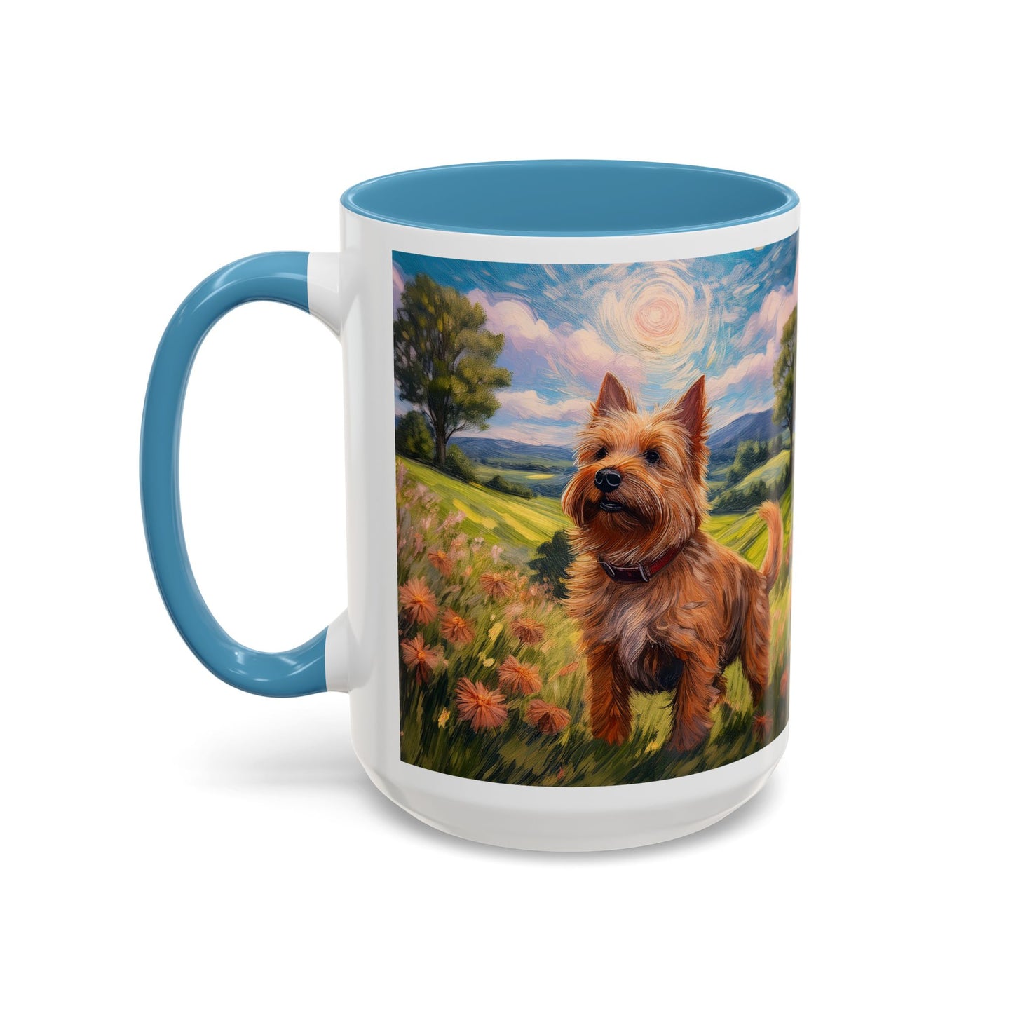 Norwich Terrier Accent Coffee Mug