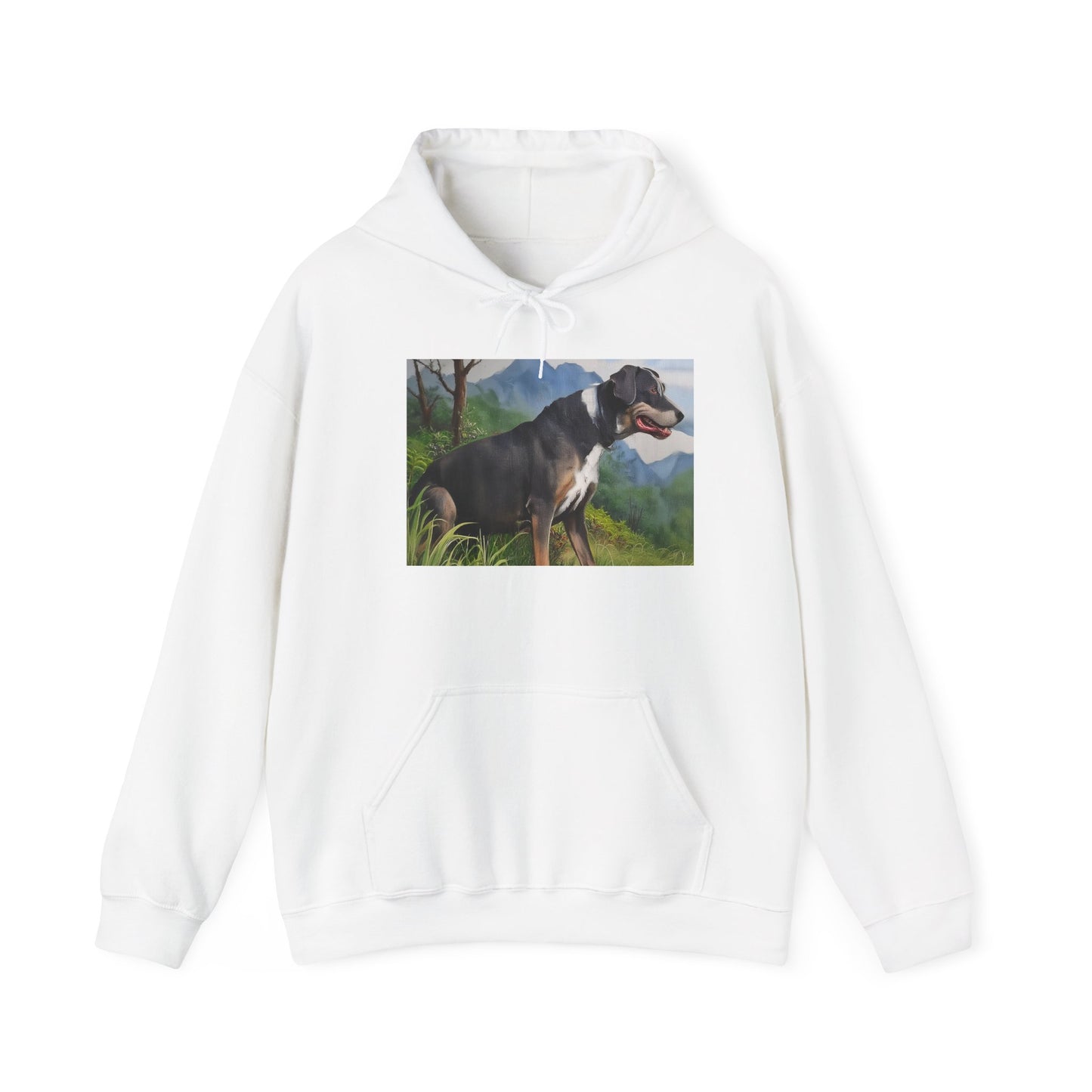 Mountain Cur Unisex 50/50 Hooded Sweatshirt