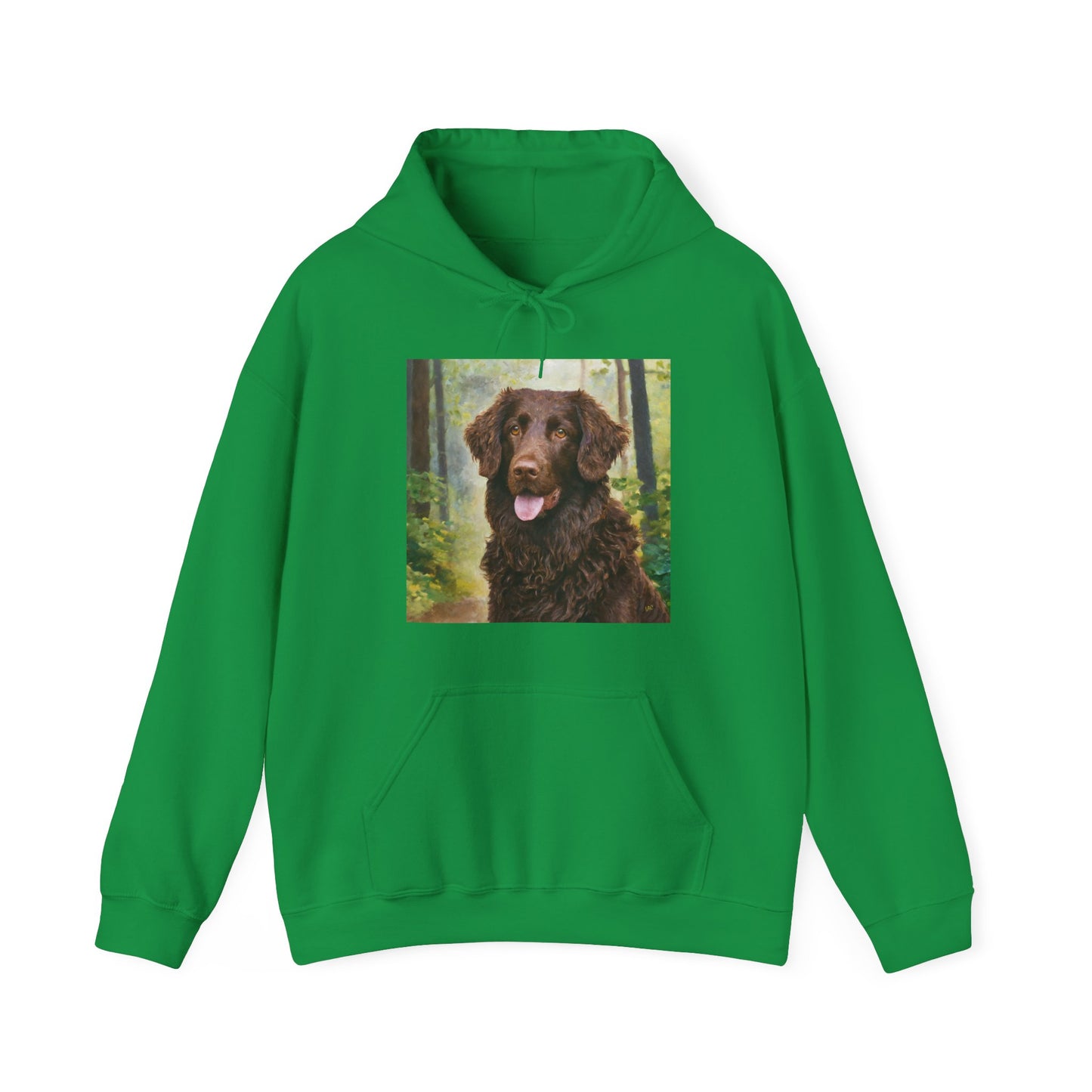Curly-Coated Retriever 50/50 Hooded Sweatshirt