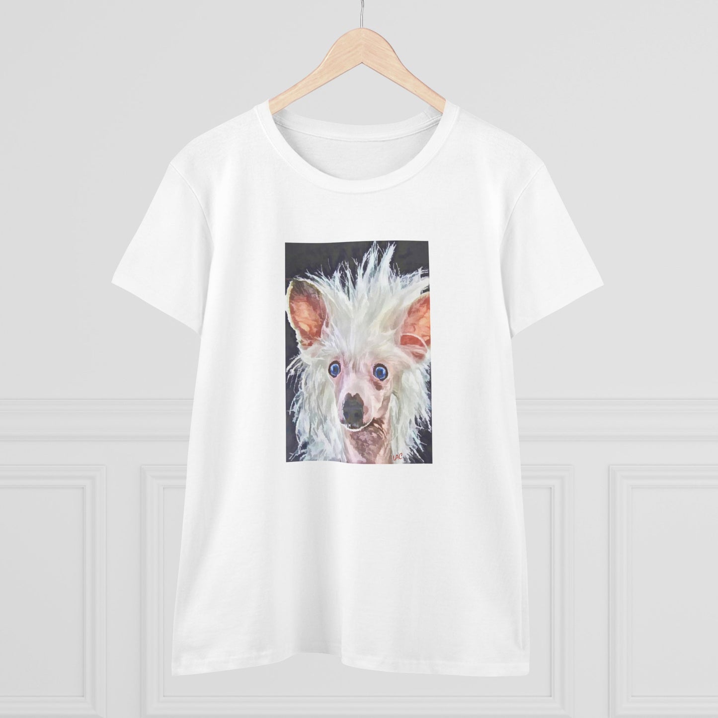 Chinese Crested Women's Midweight Cotton Tee