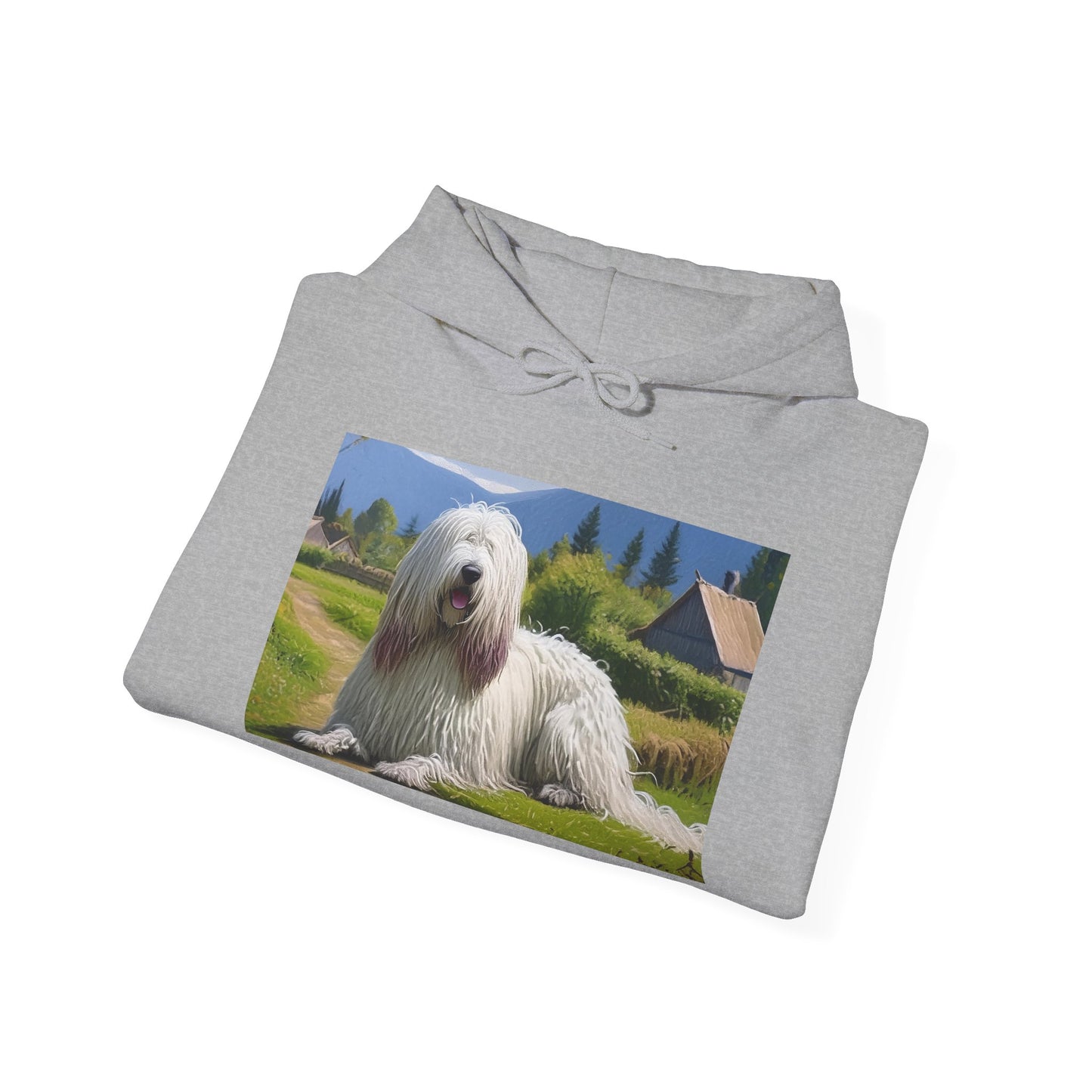 Hungarian Komondor 50/50 Hooded Sweatshirt