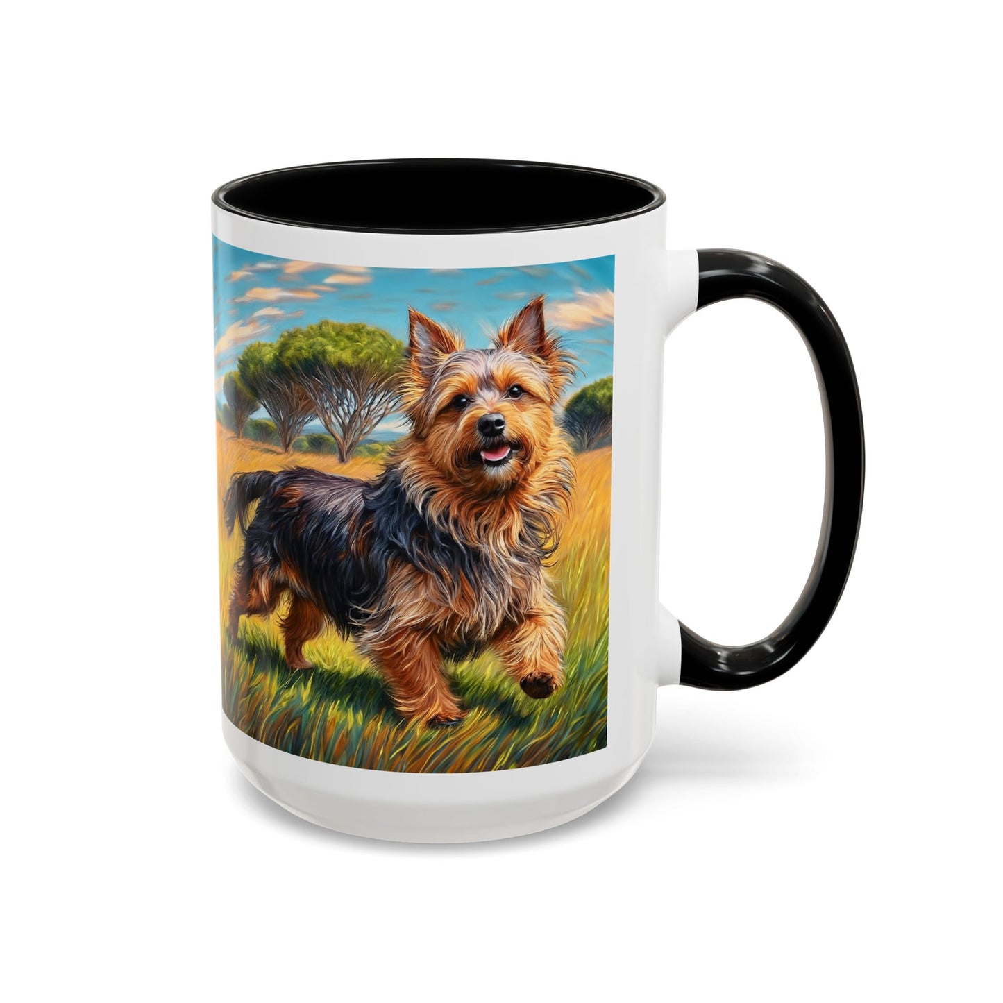 Charming Australian Terrier Ceramic Accent Coffee Mug