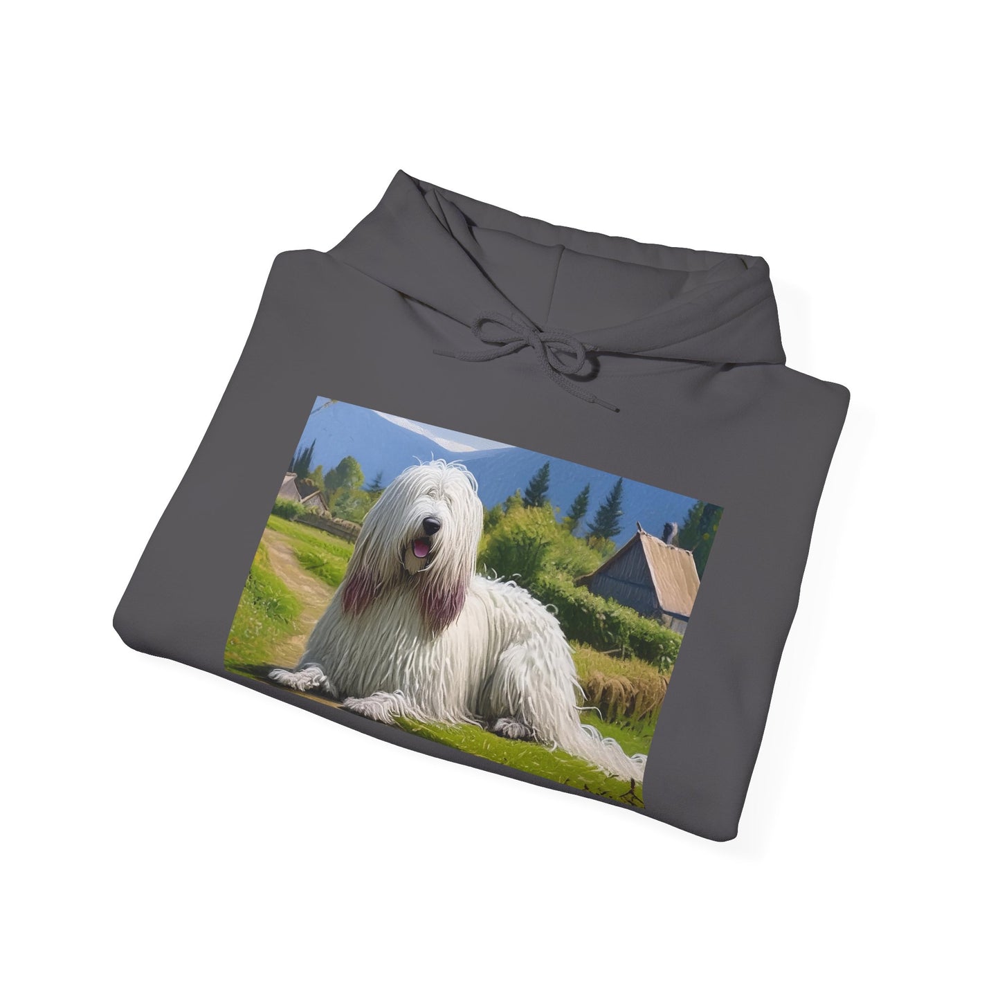 Hungarian Komondor 50/50 Hooded Sweatshirt