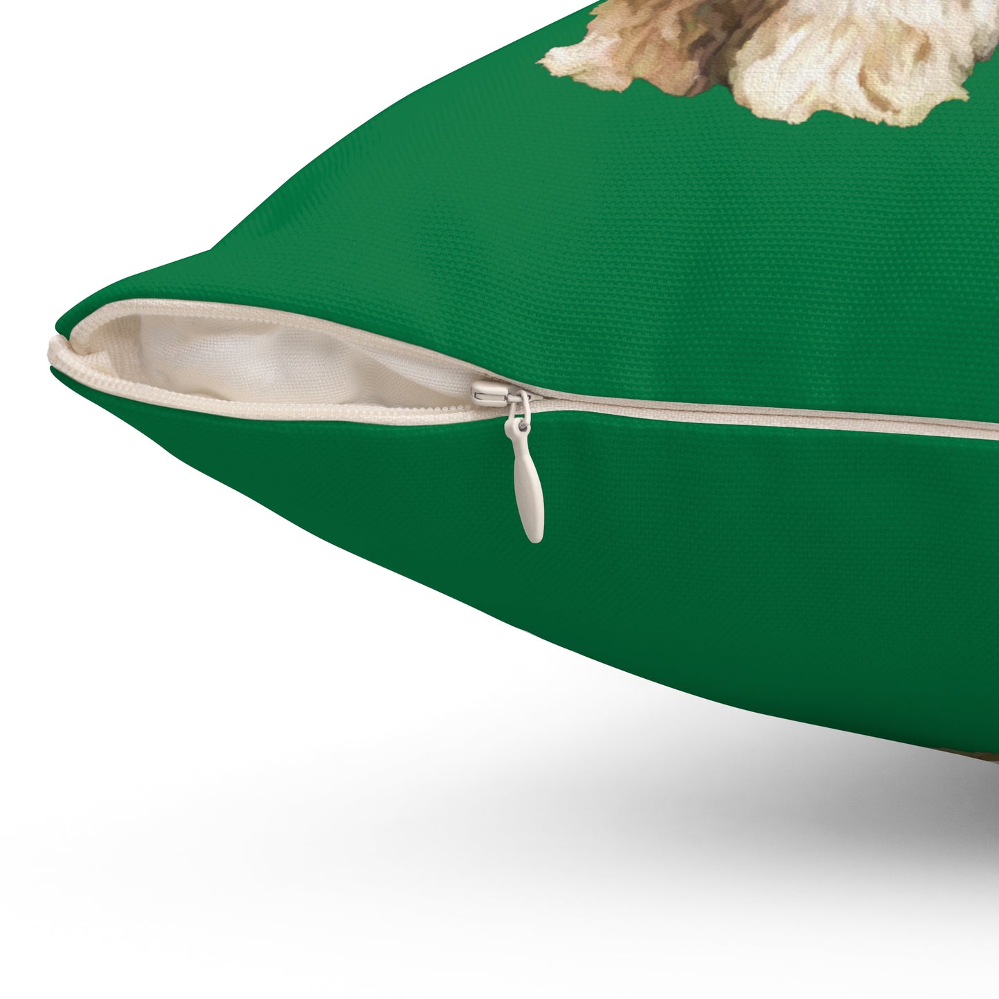 Glen of Imaal Terrier Spun Polyester Throw Pillow