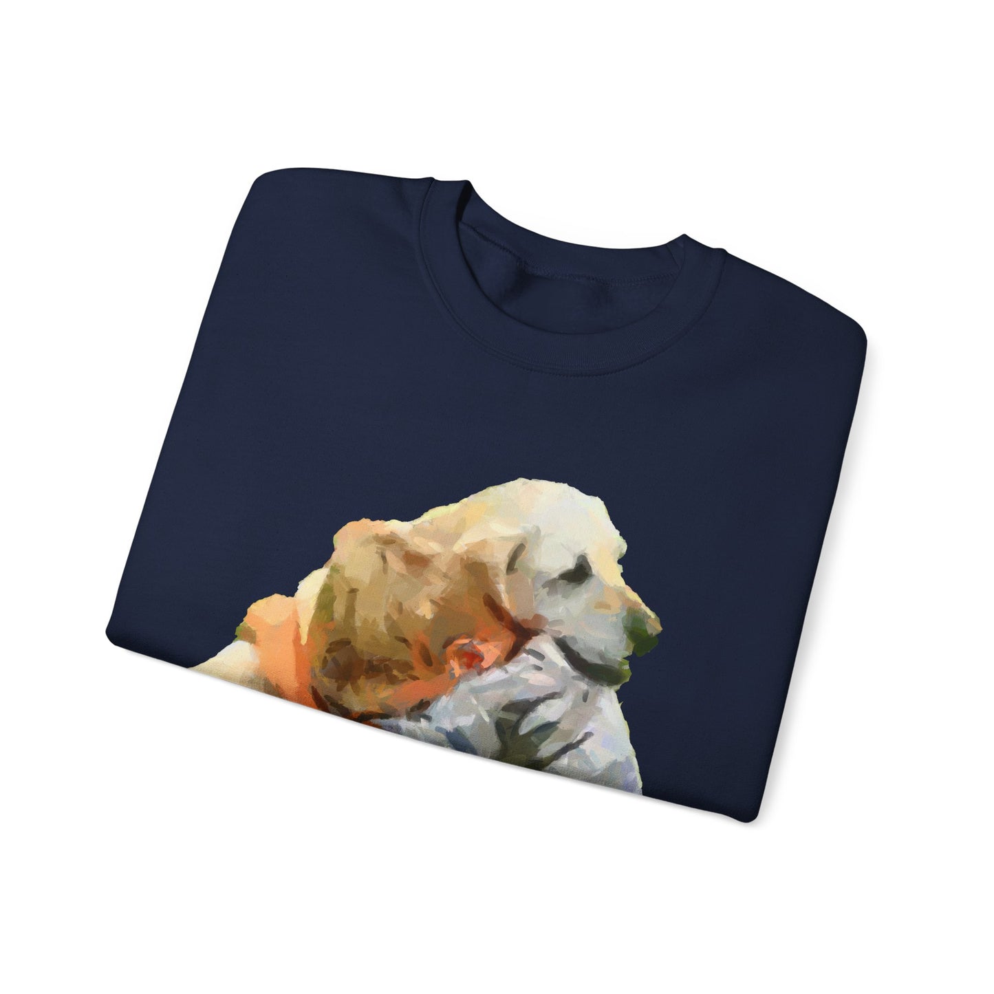 Yellow Labrador Retriever Unisex Crewneck Sweatshirt