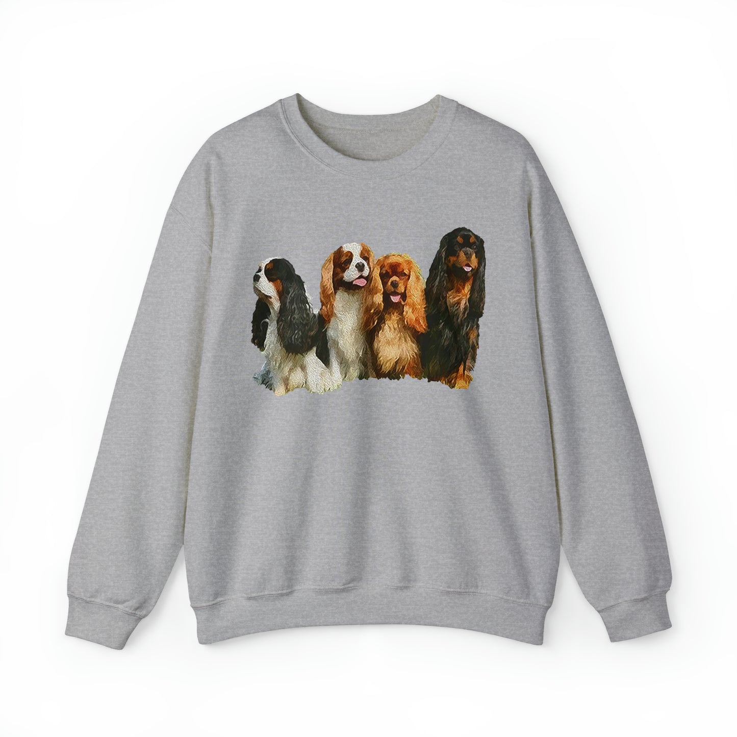 King Charles Spaniels 'Cavalier Club' Unisex Crewneck Sweatshirt