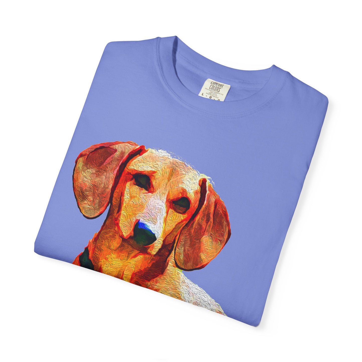 Dachshund 'Daisey' Unisex Relaxed Fit Garment-Dyed T-shirt