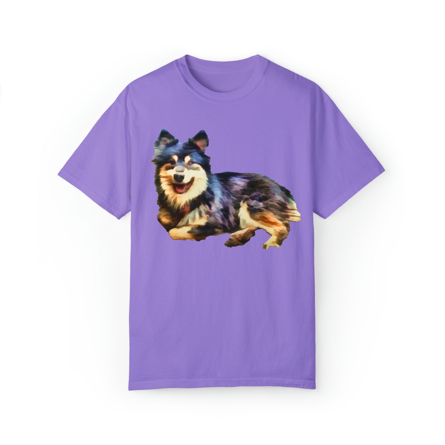 Finnish Lapphund Unisex Relaxed Fit Garment-Dyed T-shirt