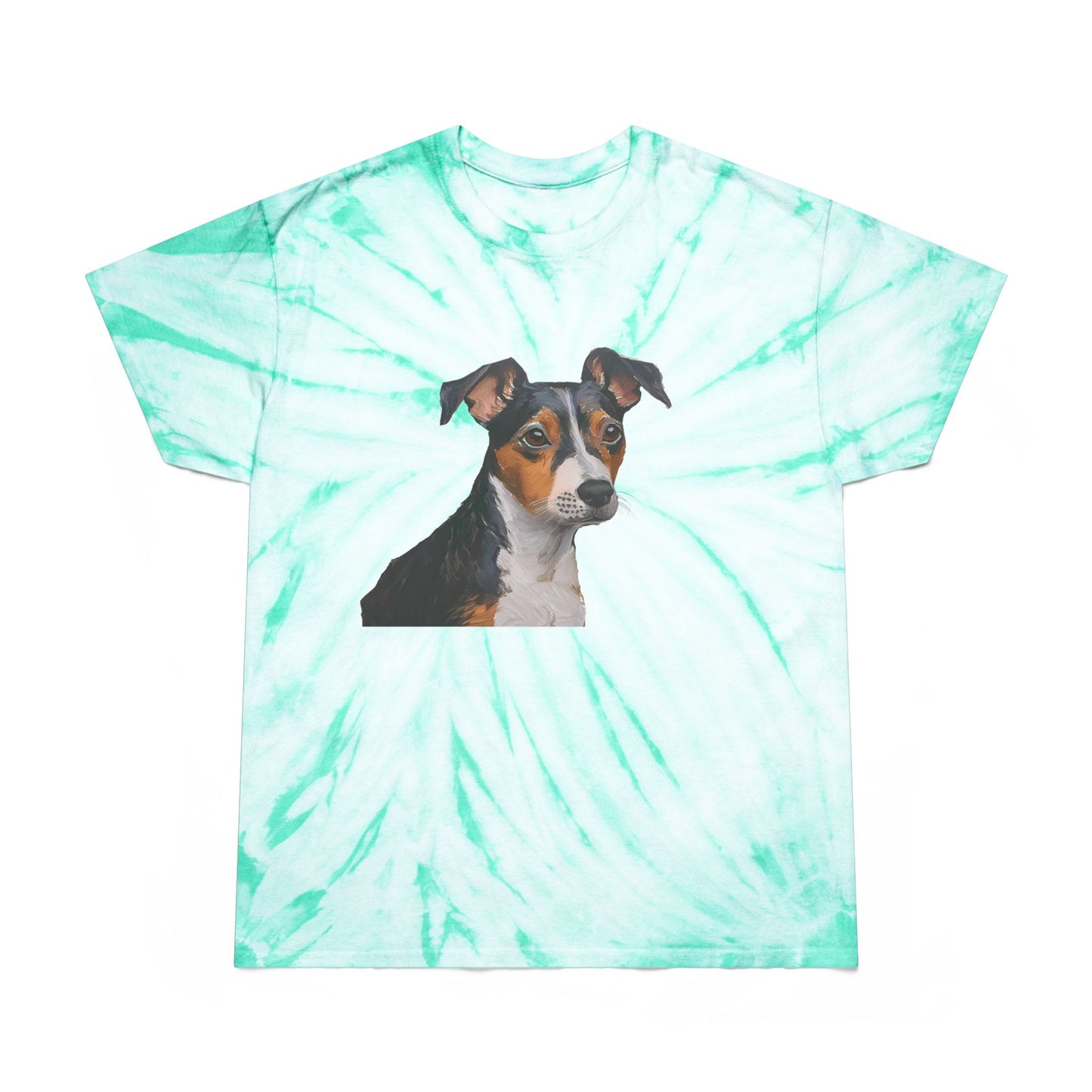 Teddy Roosevelt Terrier Tie-Dye Tee, Cyclone
