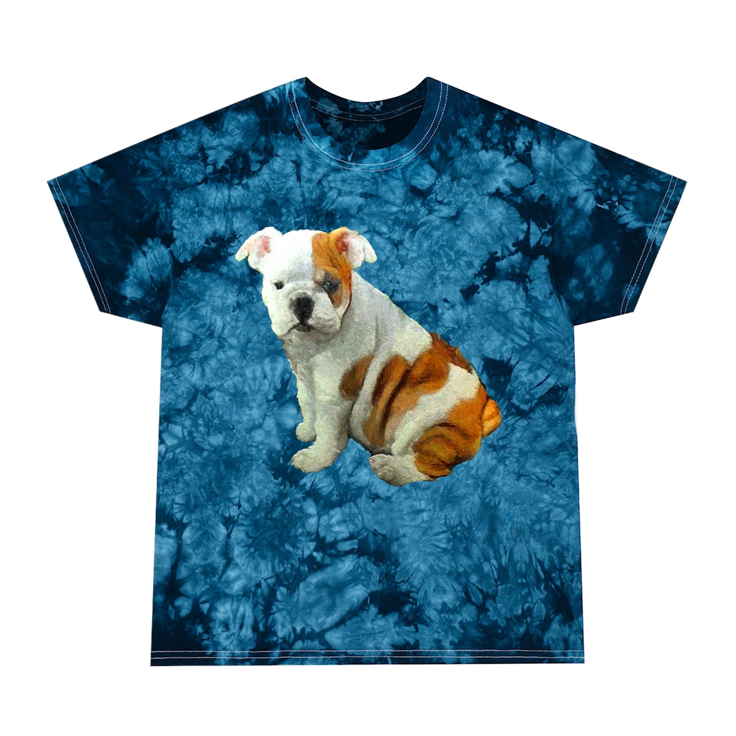 Bulldog - Bugsy - Unisex Tie-Dye Tee, Crystal