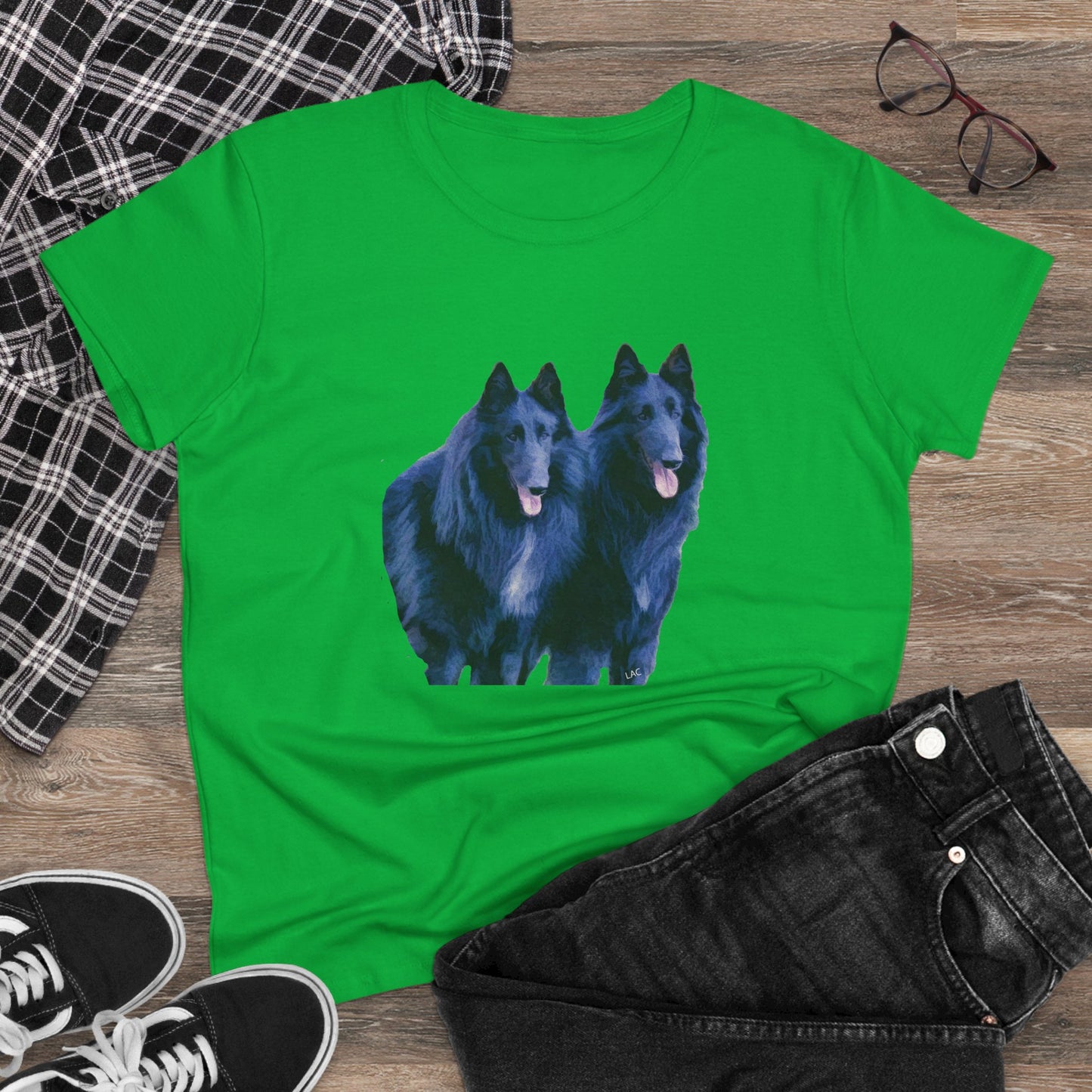 Belgian Shepherds Women's Midweight Cotton Tee - Style Meets Comfort