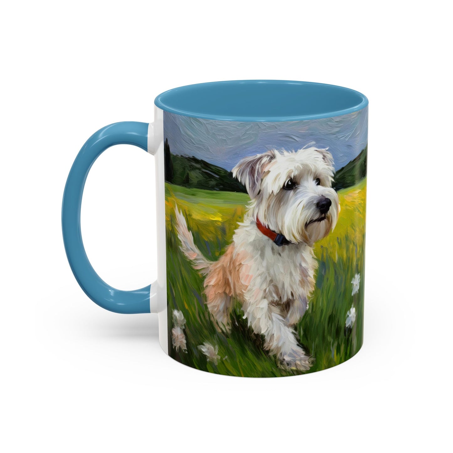 Dandie Dinmont Terrier - Ceramic Accent Coffee Mug - 2 Sizes