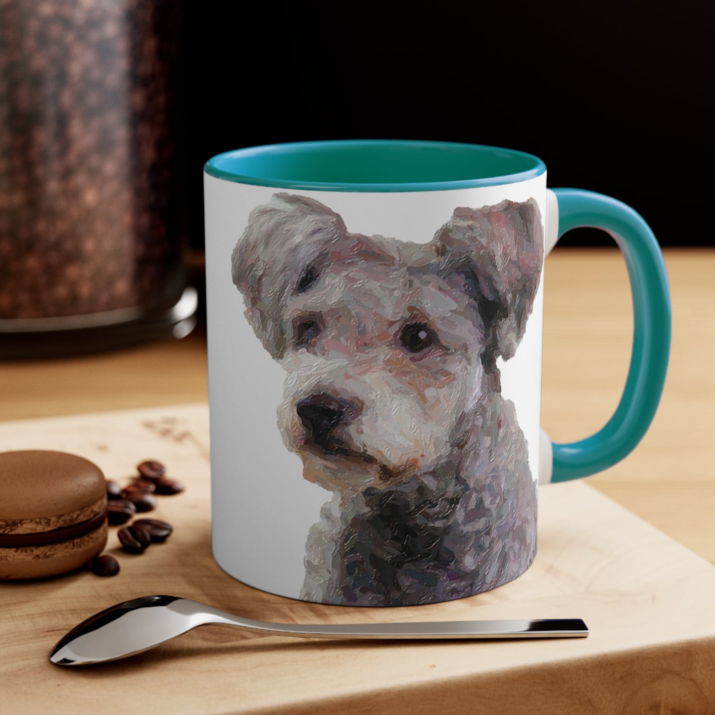 Hungarian Pumi Accent Coffee Mug, 11oz
