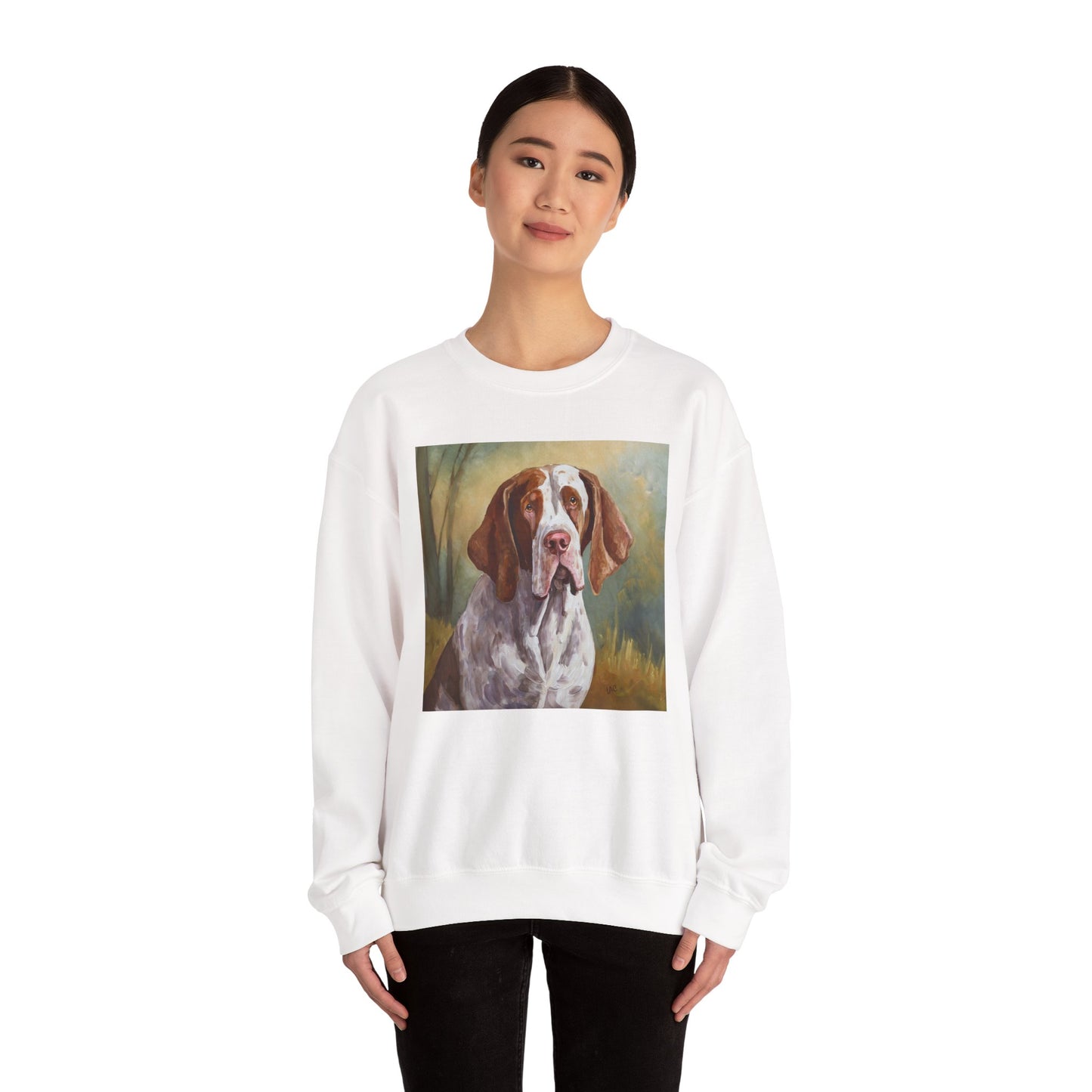 Bracco Italiano - Italian Pointer #1 Unisex 50/50 Crewneck Sweatshirt