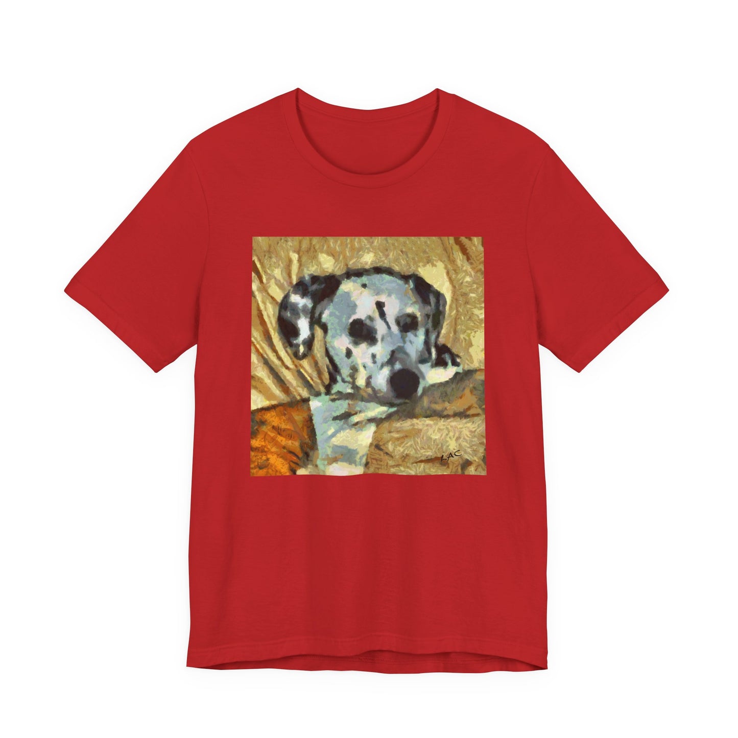 Dalmatian 'Breakfast Time' Unisex Jersey Short Sleeve Tee