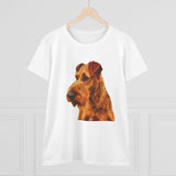Irish Terrier 'Jocko' Women's Midweight Cotton Tee