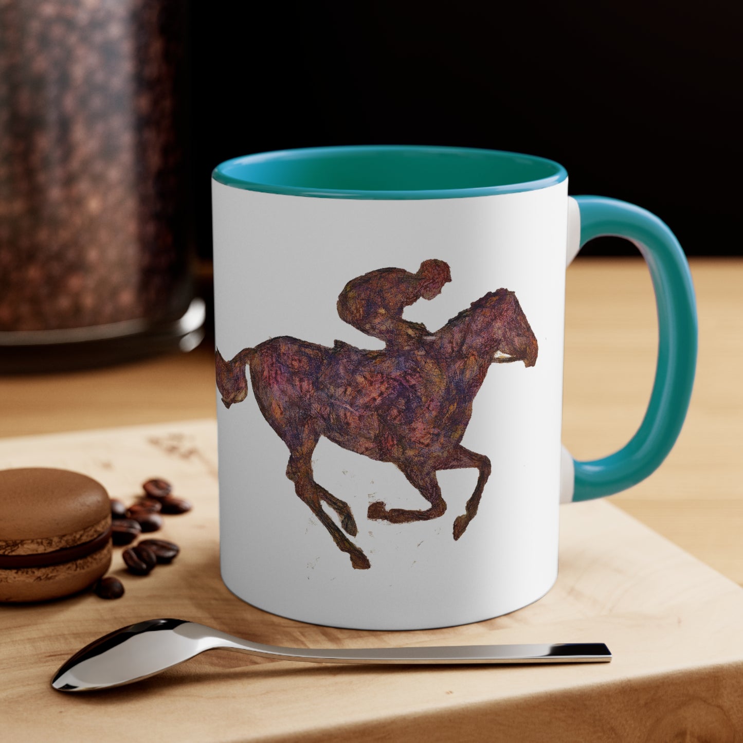Race Horse Accent Coffee Mug, 11oz