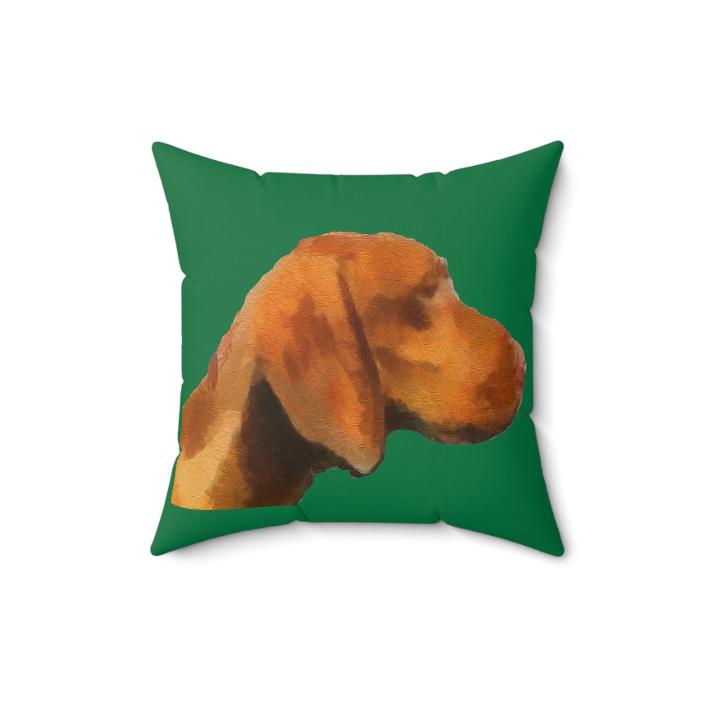 Hungarian Vizsla 'Bela' Spun Polyester Throw Pillow