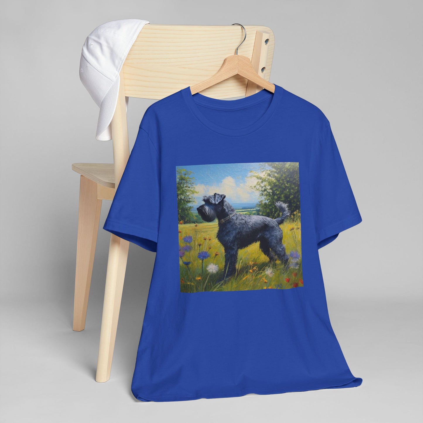Kerry Blue Terrier Unisex Lightweight Jersey T-Shirt