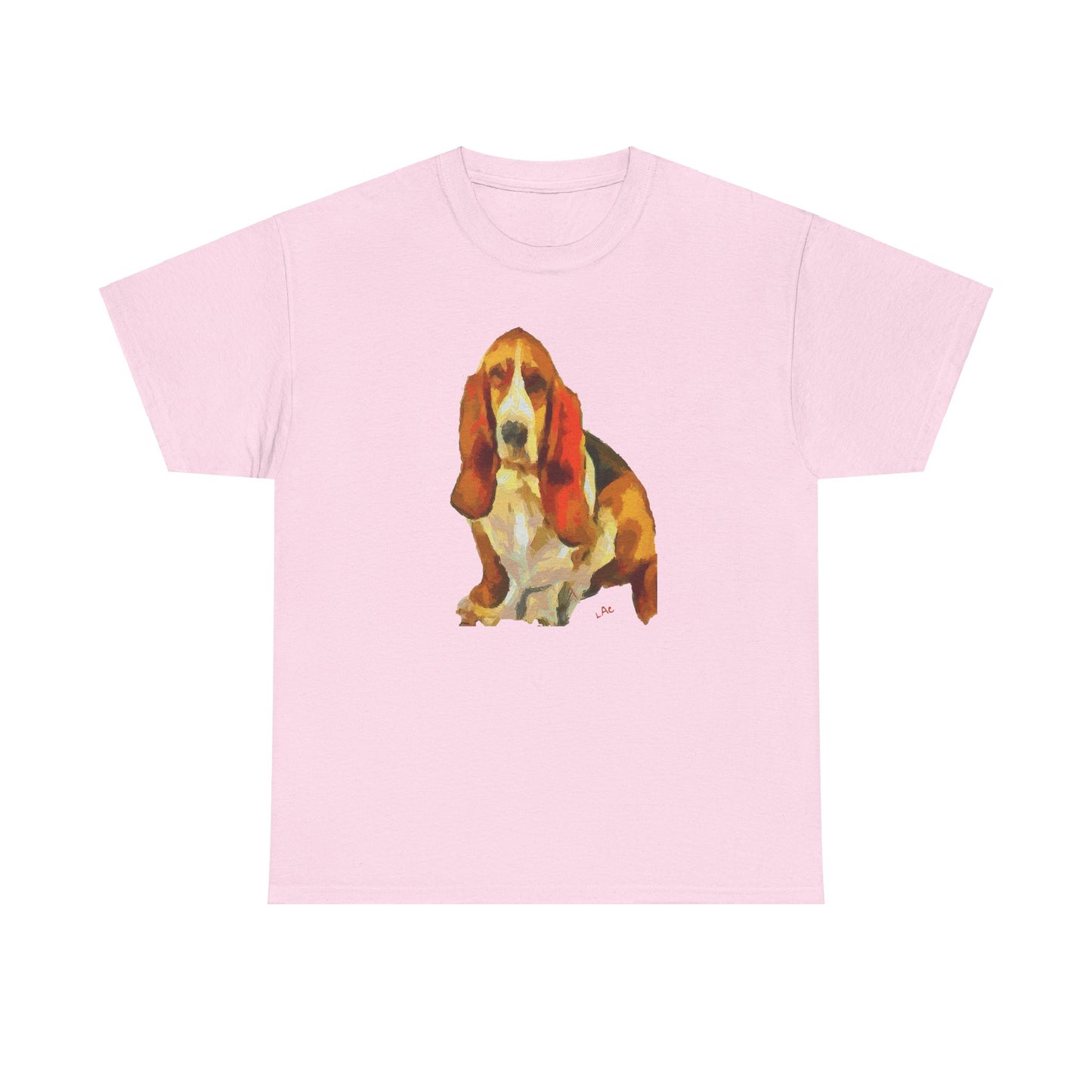 Basset Hound Dreamscape Heavy Cotton Tee