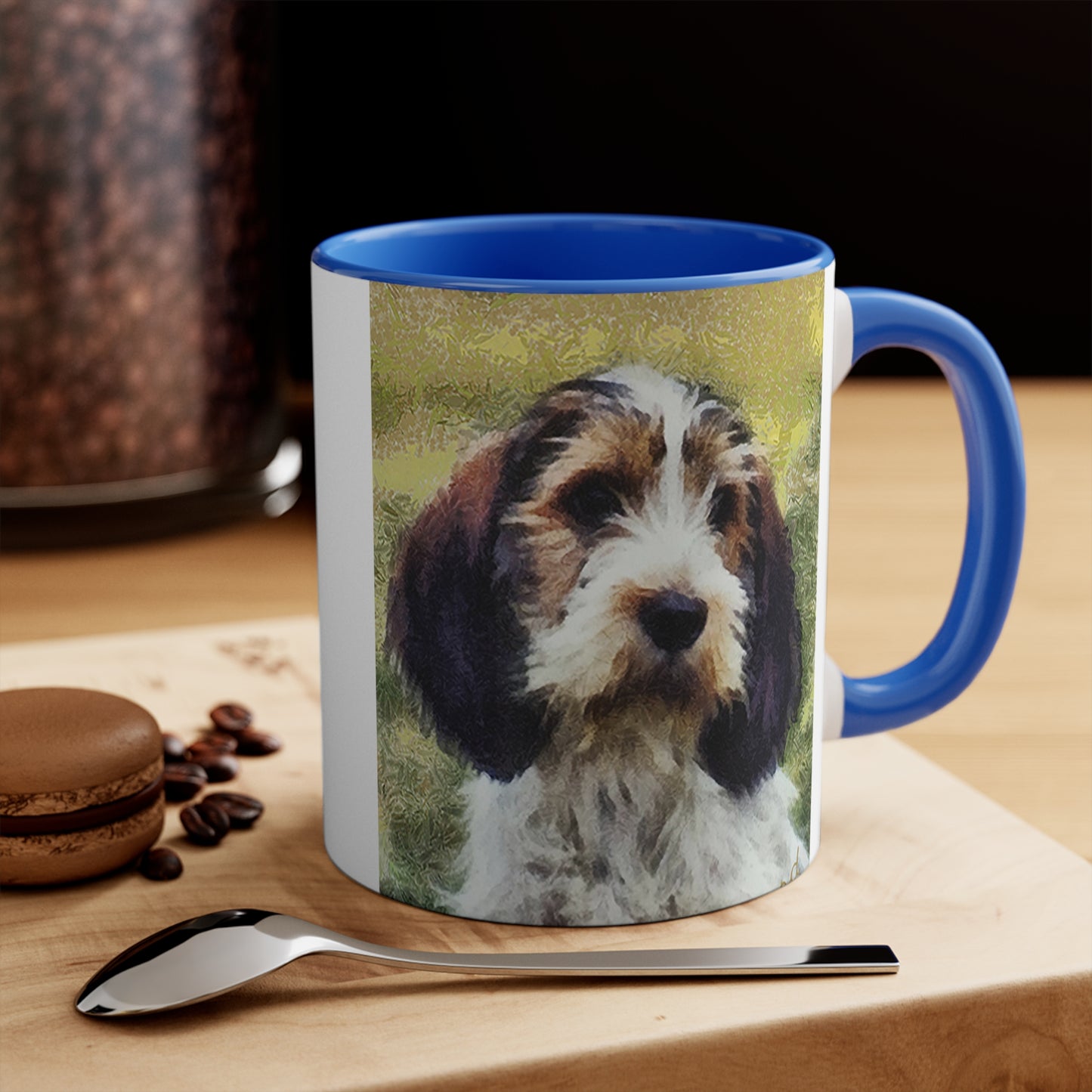 Petite Basset Griffon Accent Coffee Mug, 11oz