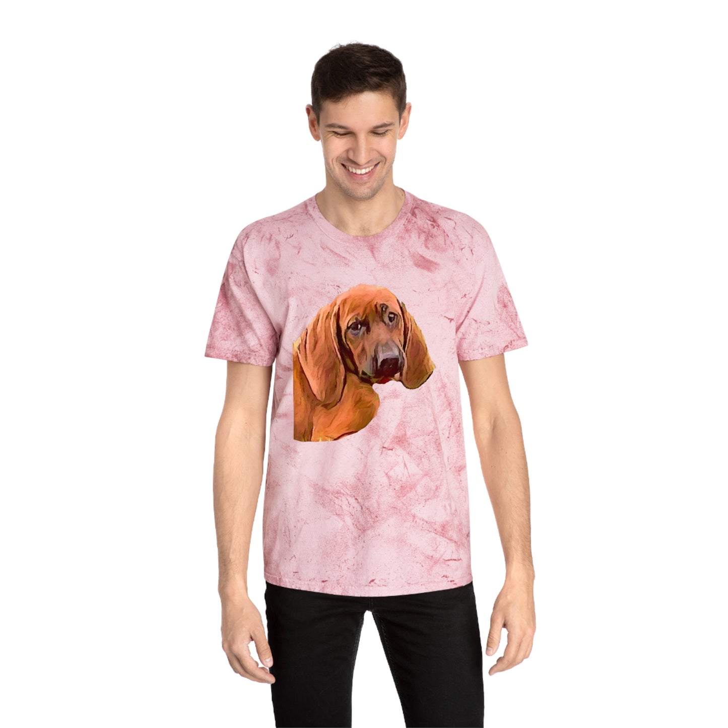 Redbone Coonhound Unisex Cotton Color Blast T-Shirt