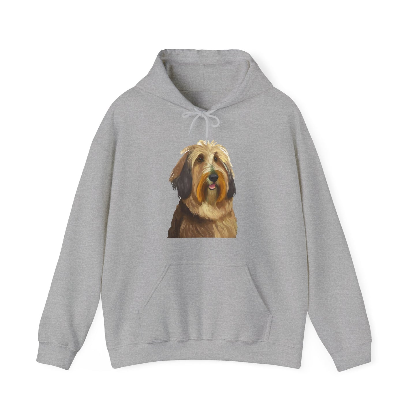 Bergamasco Sheepdog 50/50 Hooded Sweatshirt