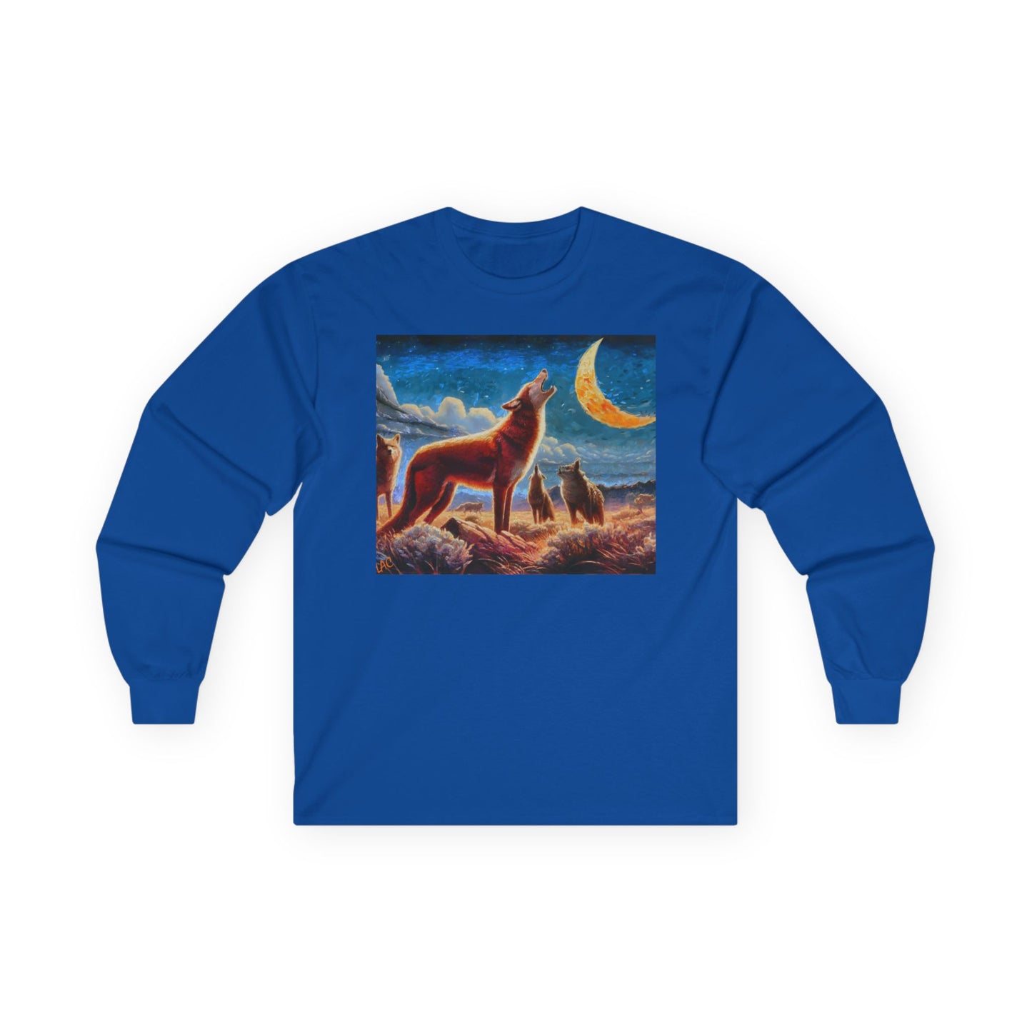 Howling Coyotees Unisex Cotton Long Sleeve Tee
