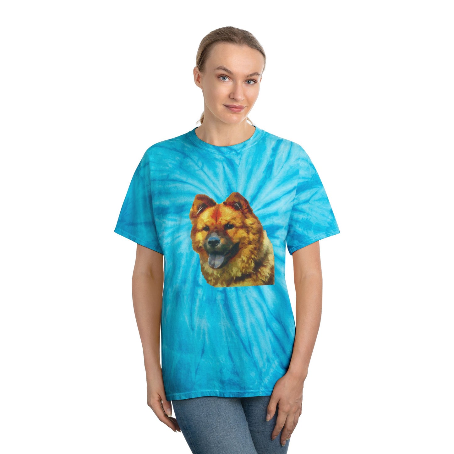 Chow Chow Unisex Tie-Dye Tee, Cyclone