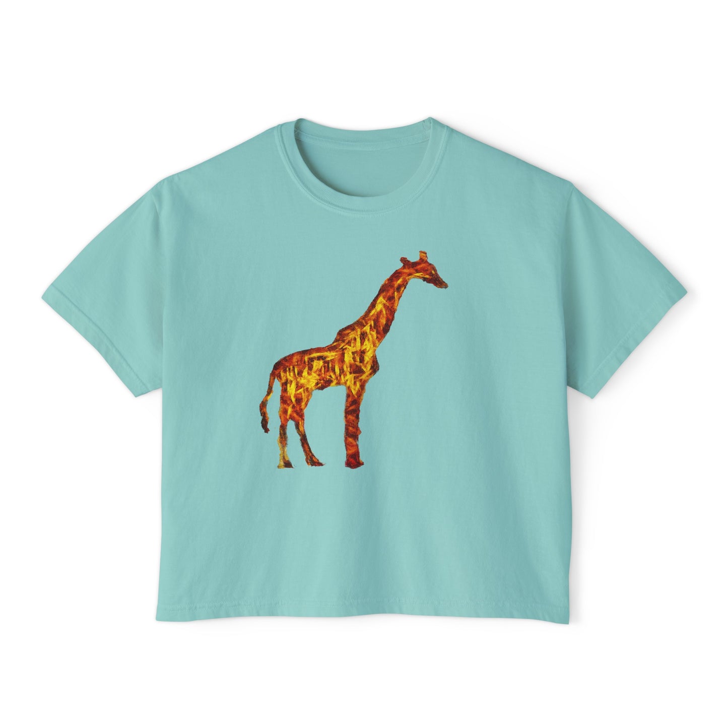 Giraffe - Women's Oversized Boxy Tee