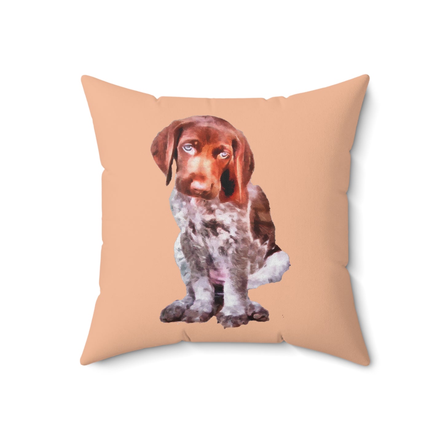 Charming Benny: German Shorthaired Pointer Throw Pillow