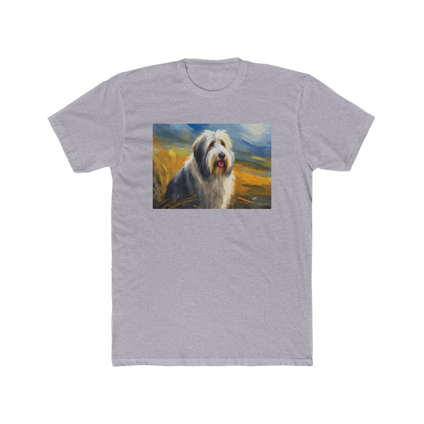 Old English Sheepdog Men's Fitted Cotton Crew Tee