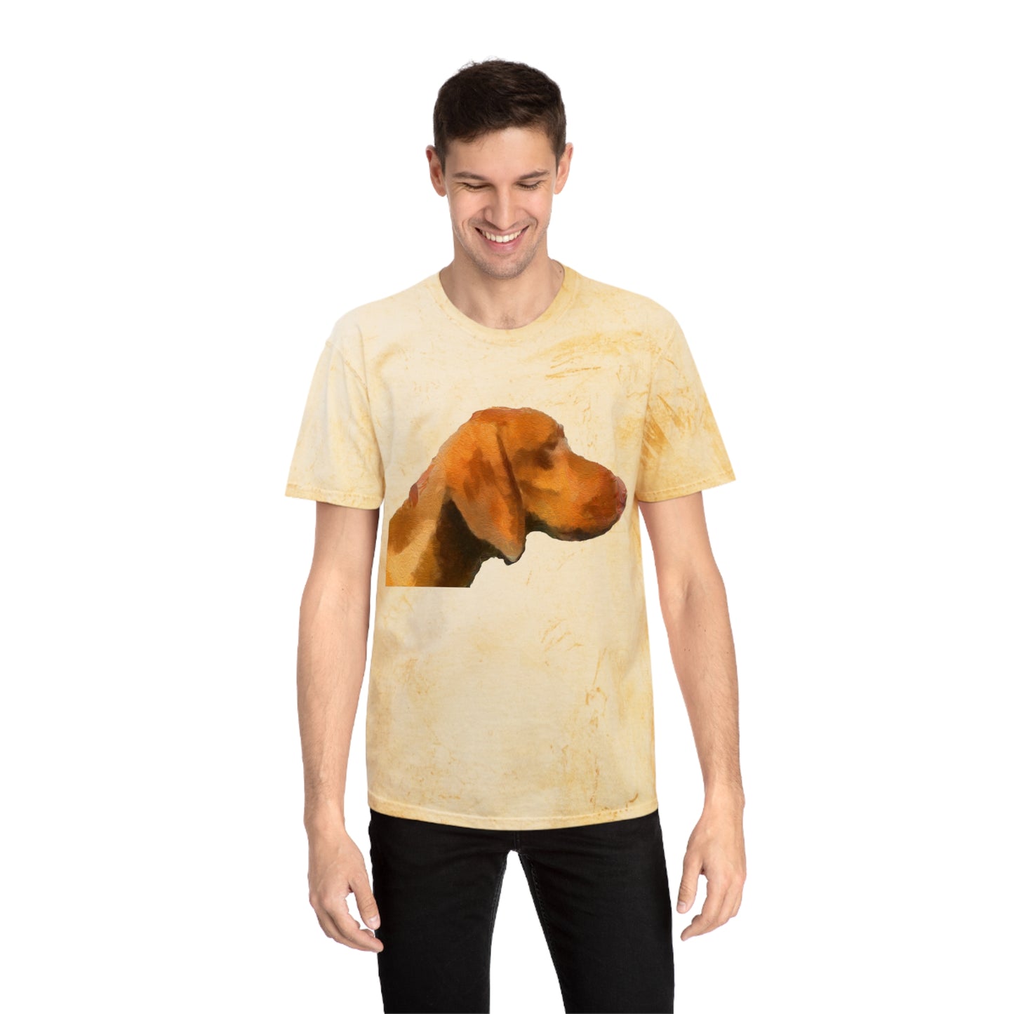 Hungarian Vizsla 'Bela' Unisex Cotton Color Blast T-Shirt
