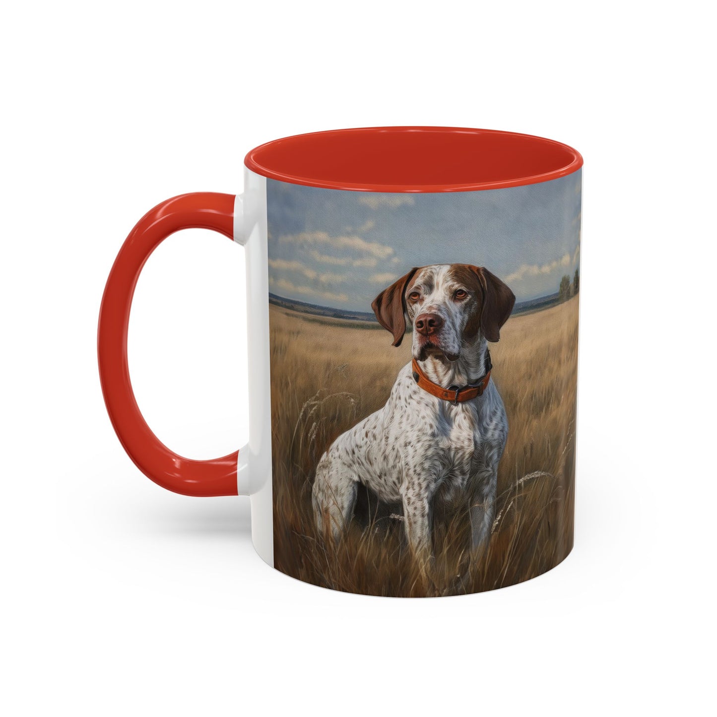 Braque de Bourbonnais - Ceramic Accent Coffee Mug - 2 Sizes