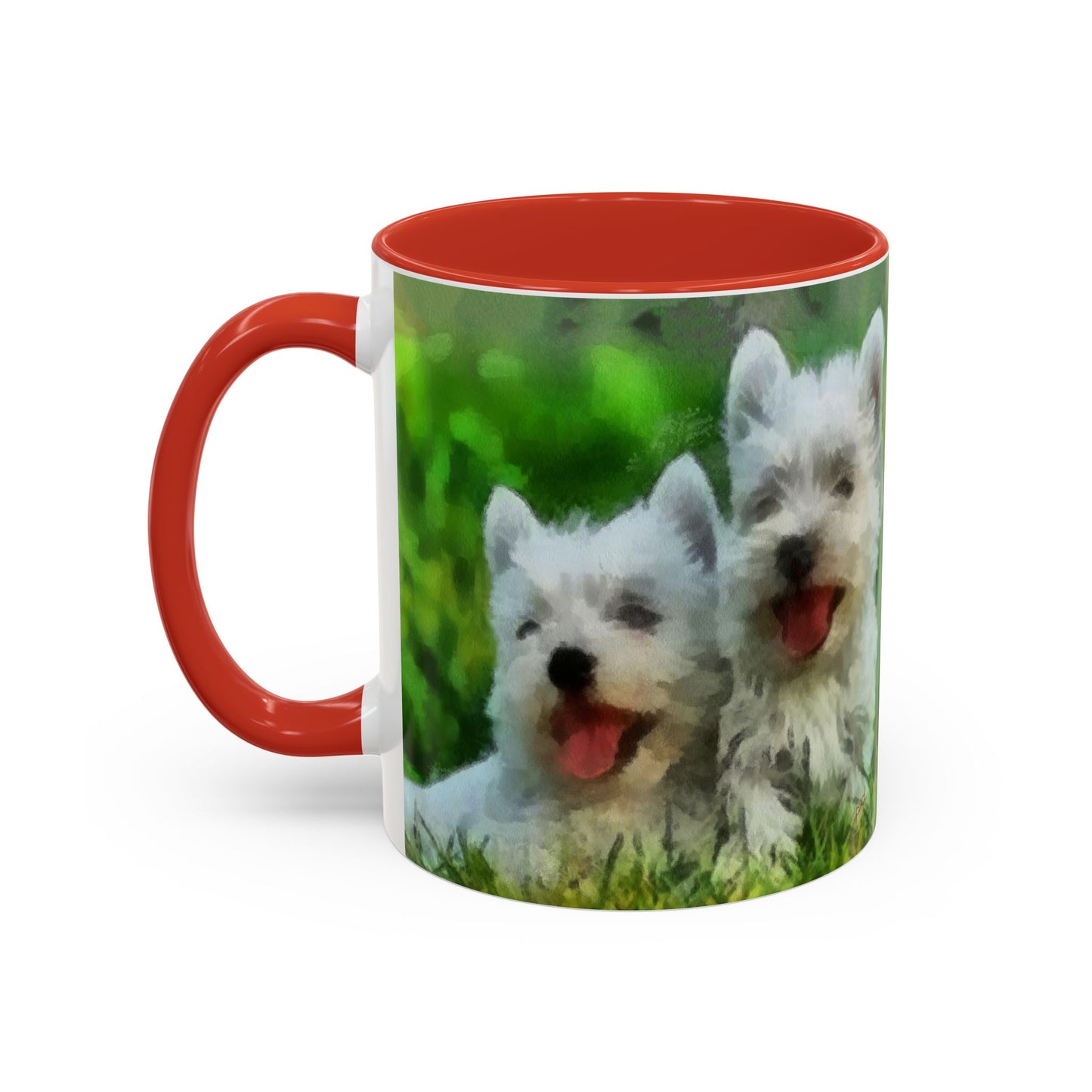 West Highland Terriers 'Westies' Accent Coffee Mug, 2 sizes