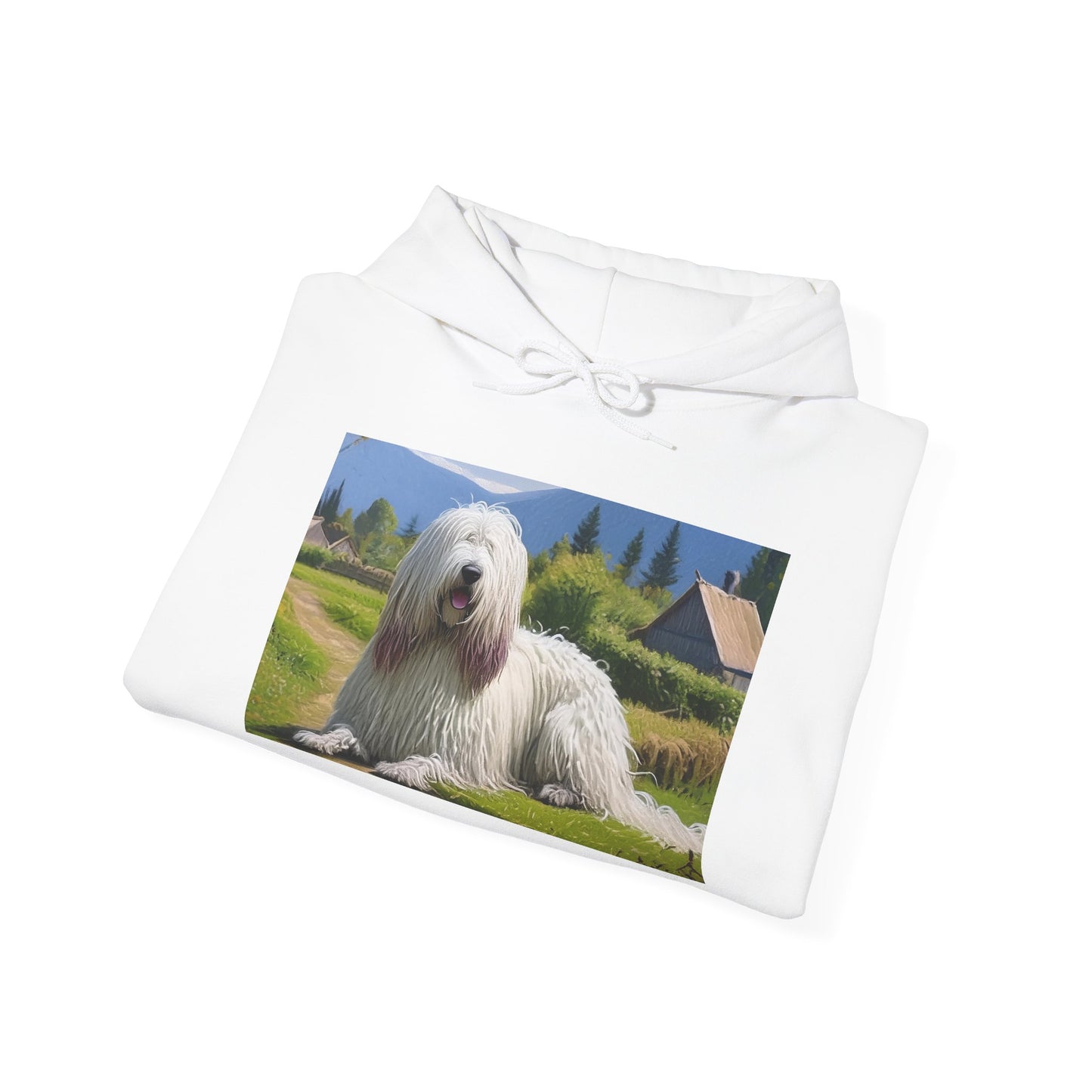 Hungarian Komondor 50/50 Hooded Sweatshirt