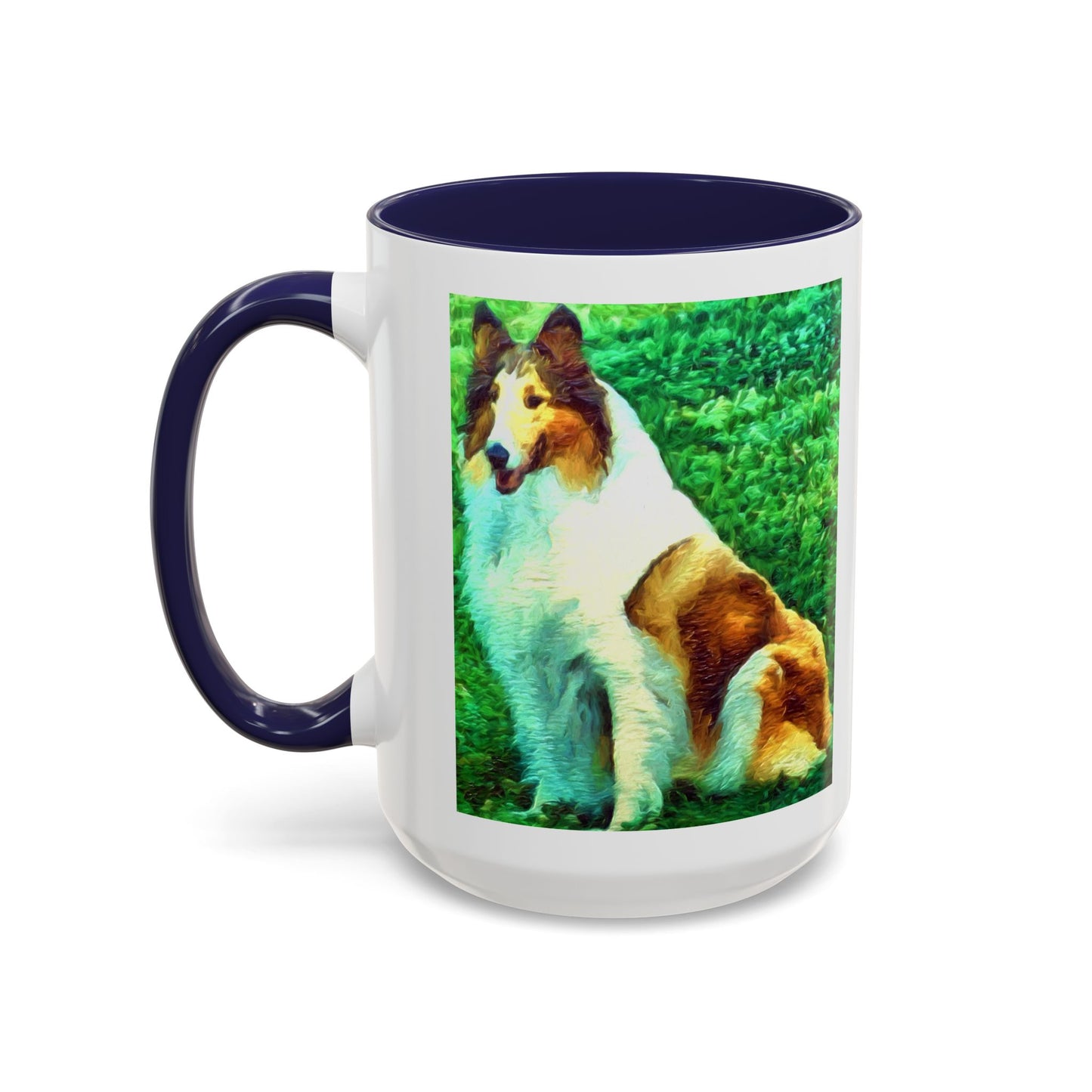 Collie 'Ramsey' Accent Coffee Mug - A Splash of Joy