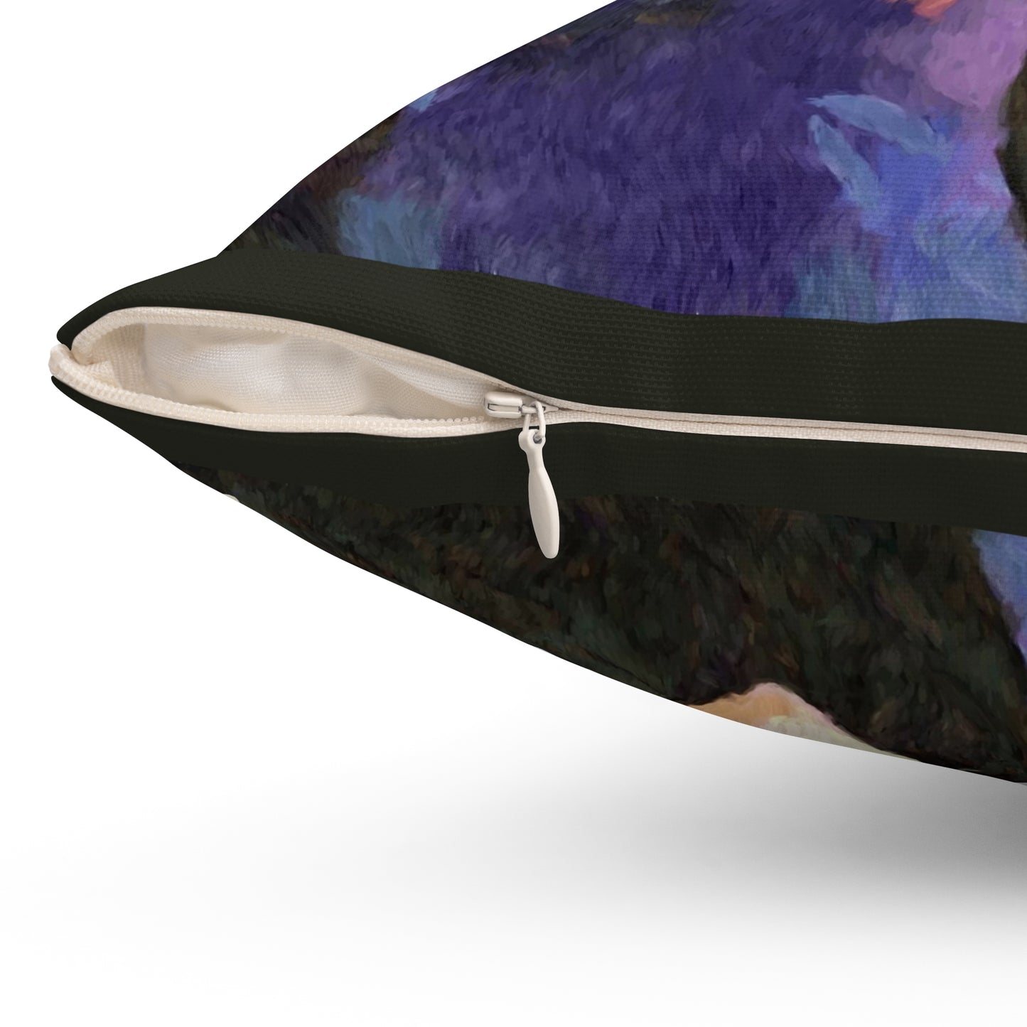 Violin 'The Bowist' Spun Polyester Throw Pillow