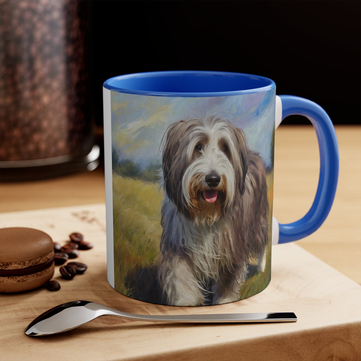 Bearded Collie 11oz Ceramic Accent Mug