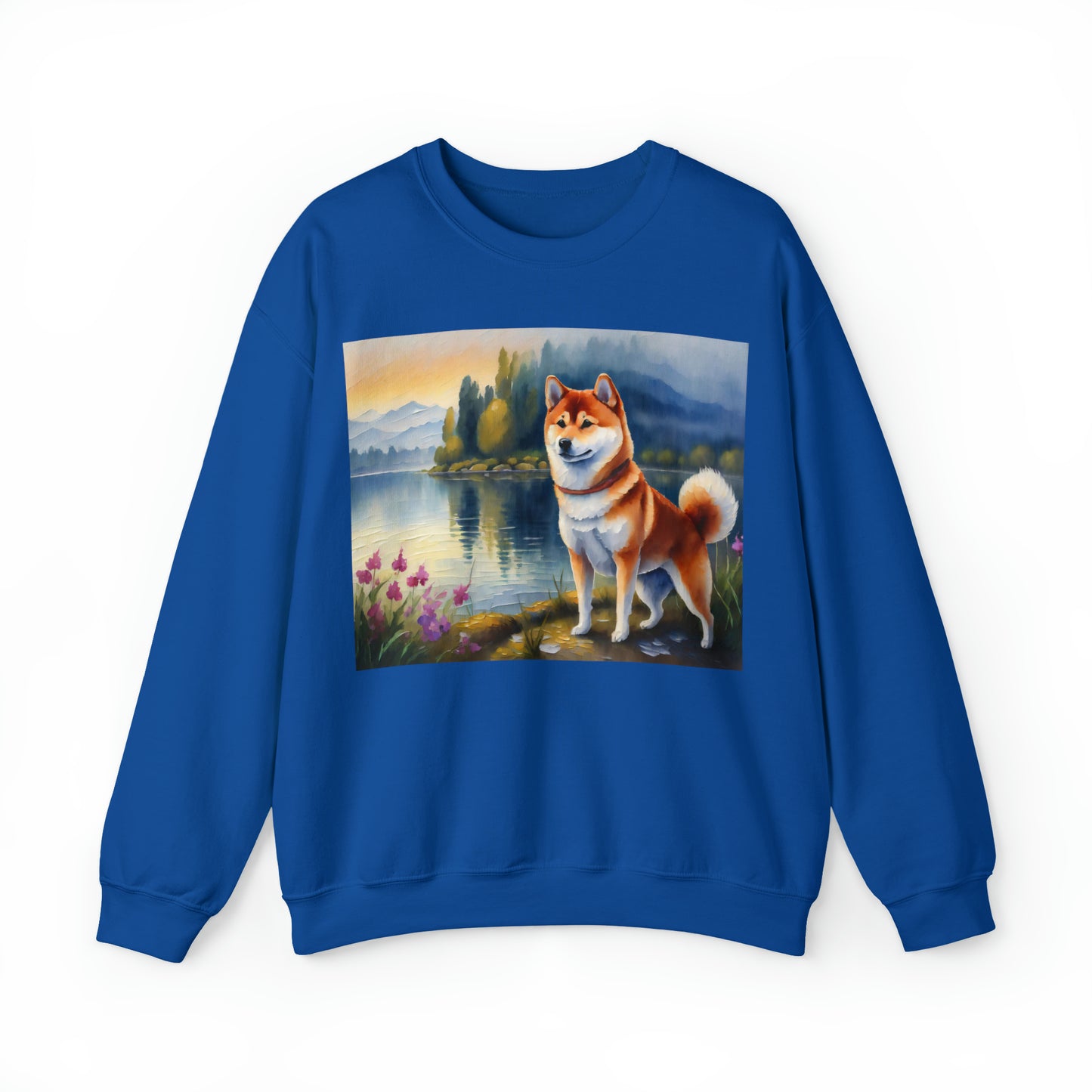 Shiba Inu Unisex 50/50 Crewneck Sweatshirt