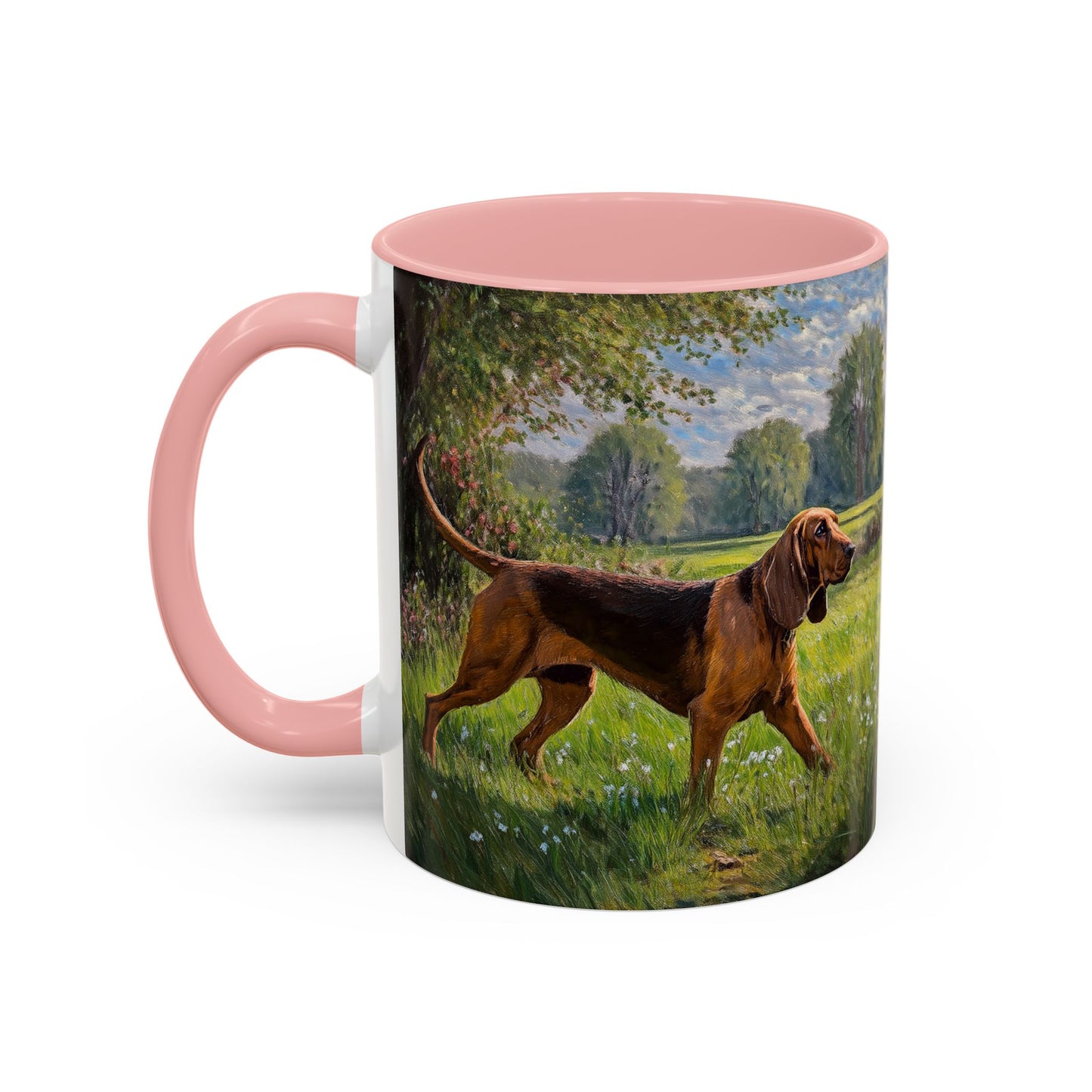 Bloodhound Ceramic Accent Coffee Mug