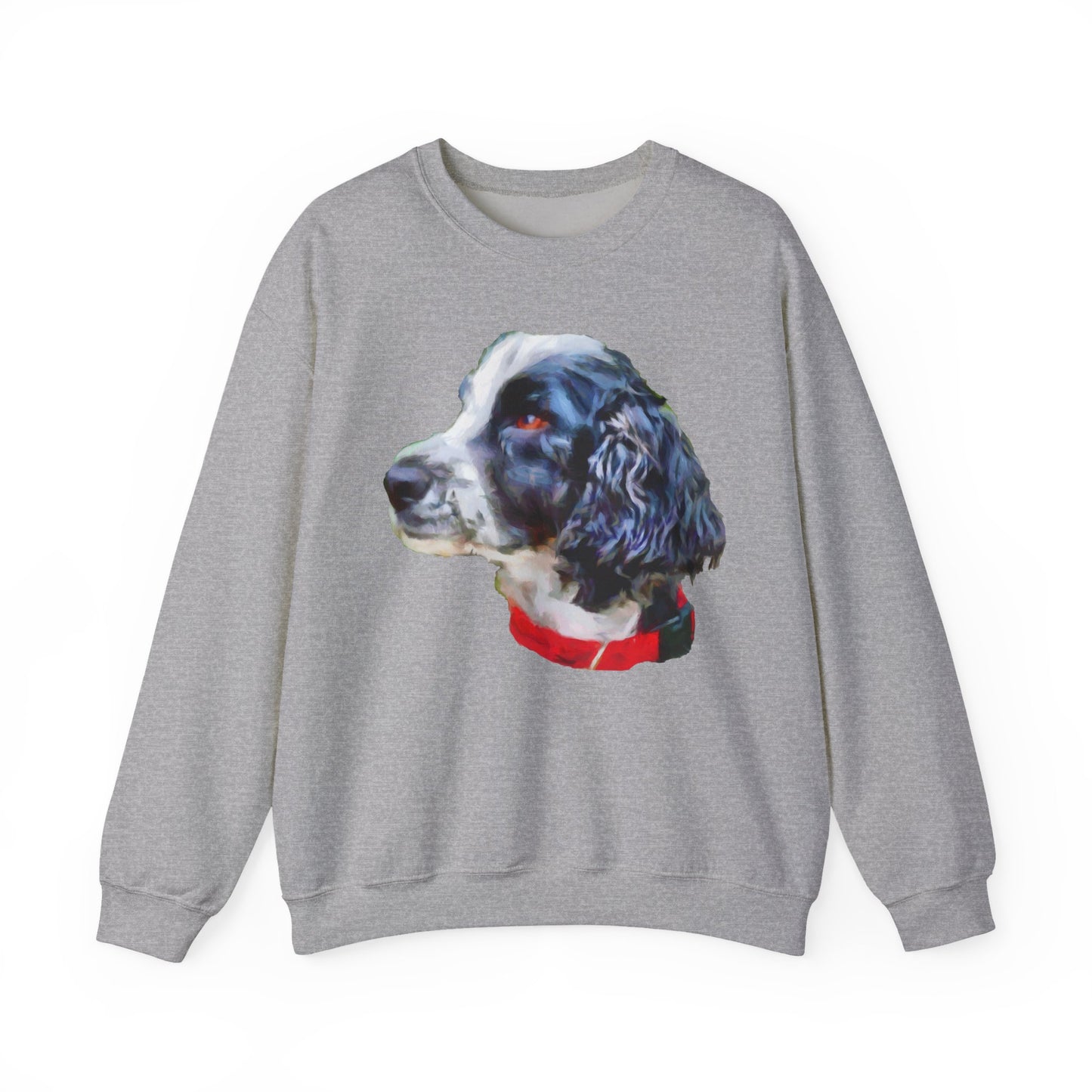 English Cocker Spaniel 'Tango' Unisex 50/50 Crewneck Sweatshirt