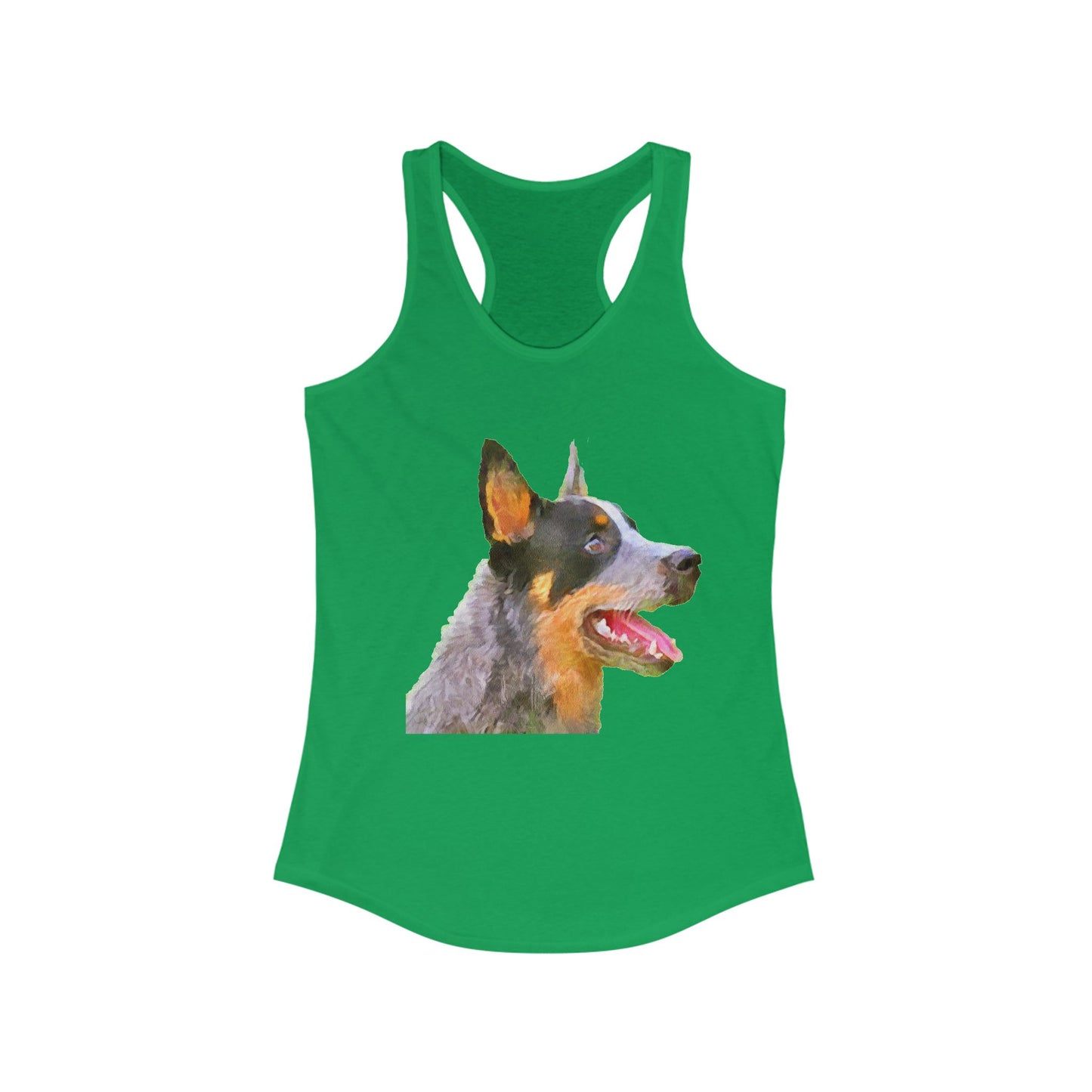 Blue Heeler - Australian Cattle Dog 'Percy' Women's Racerback Tank