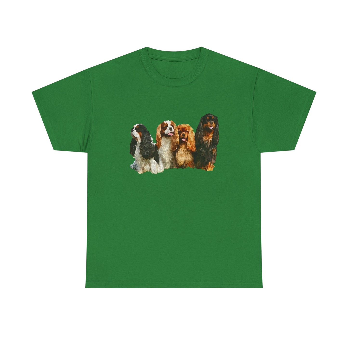 King Charles Spaniel Cavalier Club Unisex Heavy Cotton Tee