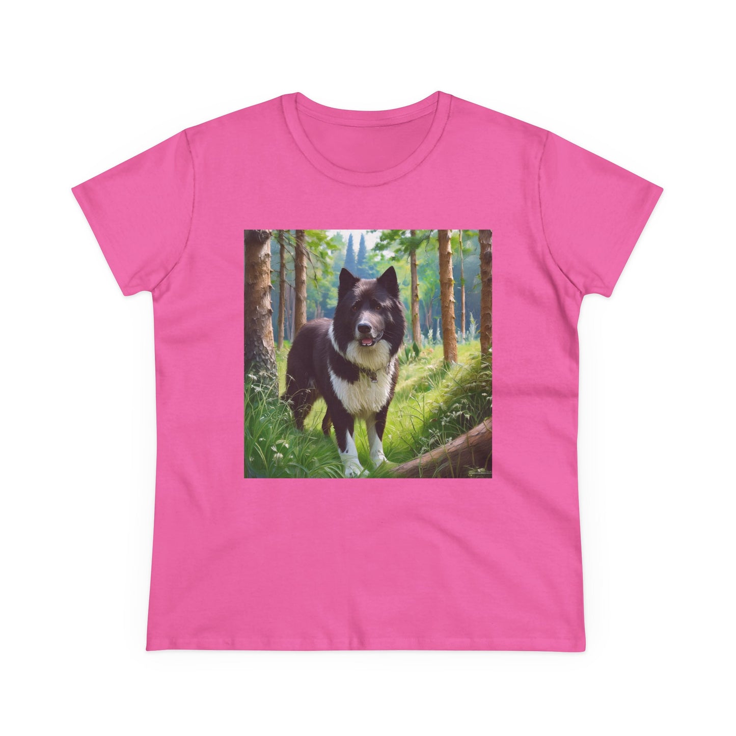 Karelian Bear Dog Women's Midweight Cotton Tee